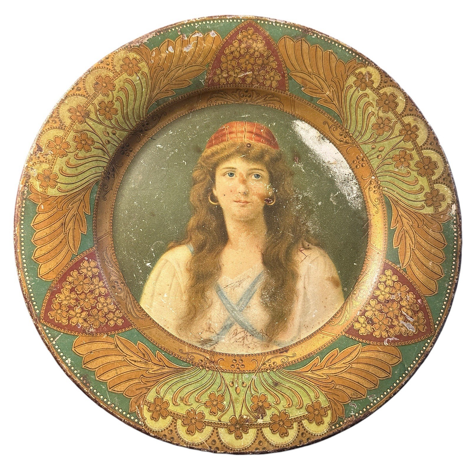 1905 Heim Brewery East St. Louis Vienna Art Tin Plate Irene 105 Pre-Prohibition