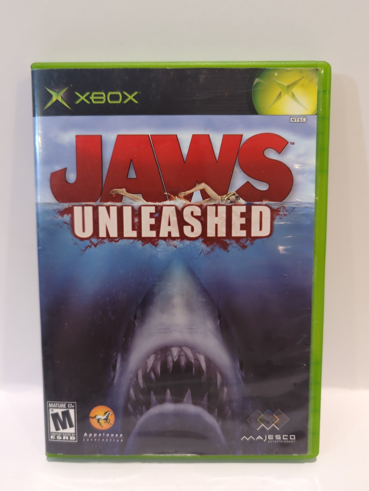 Jaws Unleashed (Microsoft Xbox, 2006) Complete w/ Manual.