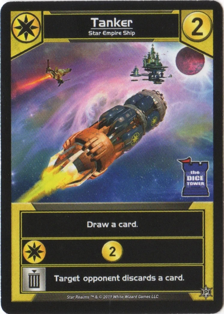 Star Realms Individual Promo Cards - Kickstarter, Gen Con, Dice Tower