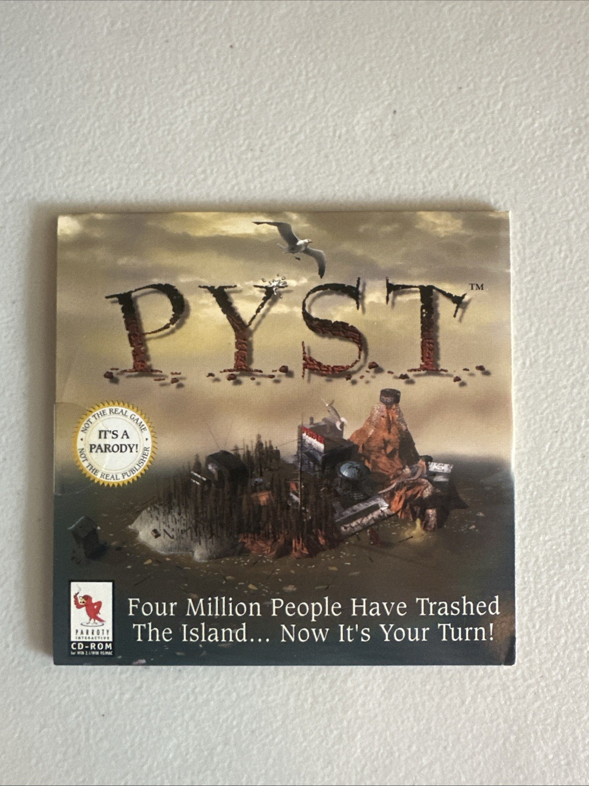 PYST Myst Parody PC Game CD-ROM 1996 - New/sealed