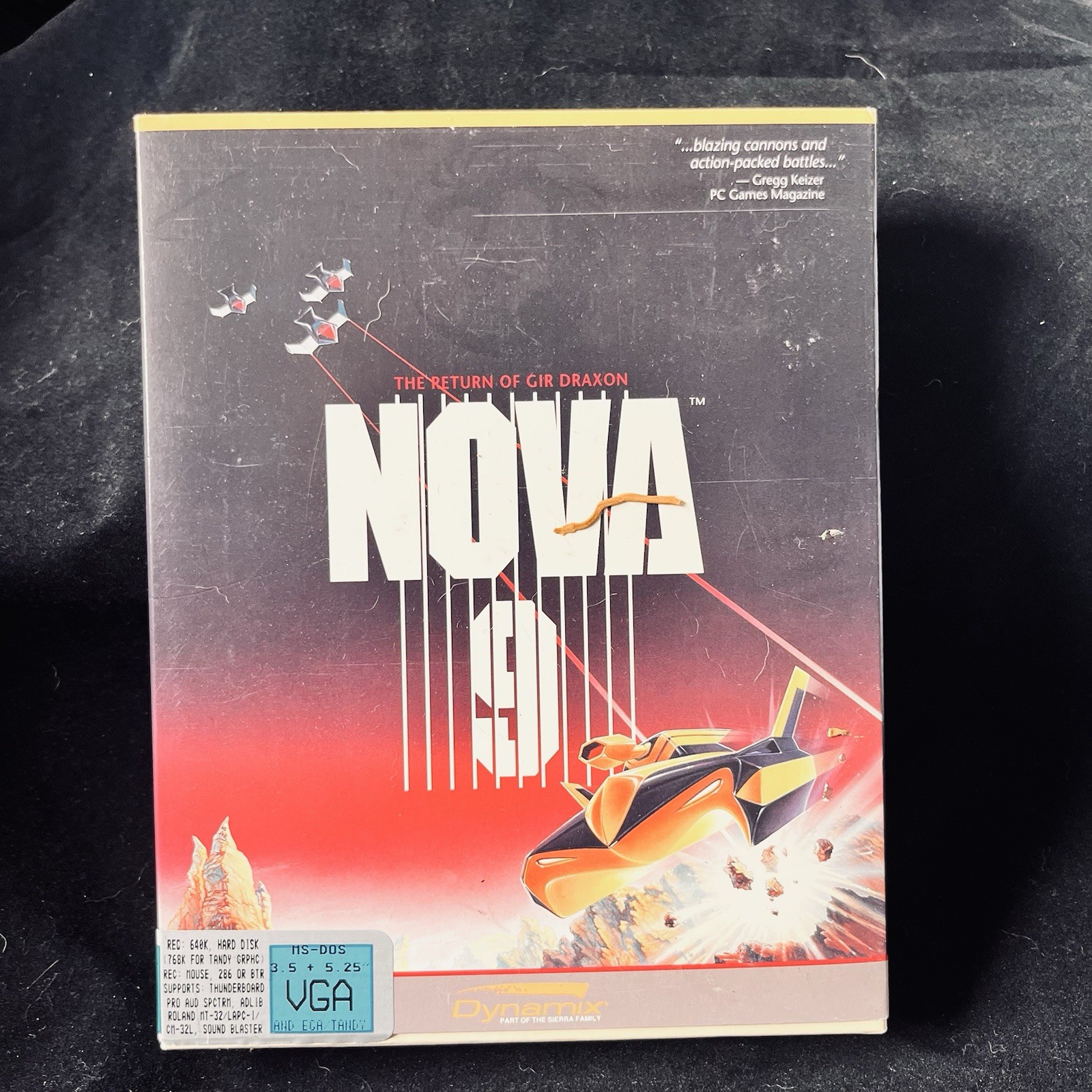 NOVA 9: Return Of Gir Draxon PC GAME Dynamix MS-DOS 3.5 & 5.25 w/MANUAL