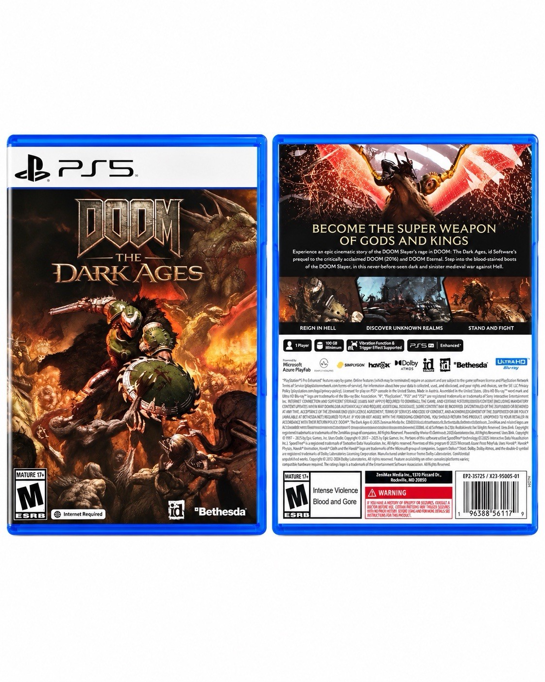 Doom the Dark Ages Sony PlayStation 5 Standard Edition