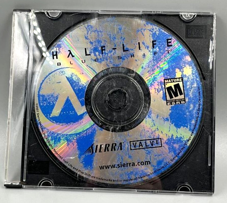 2001 Half-Life Blue Shift Sierra Value PC CD-ROM
