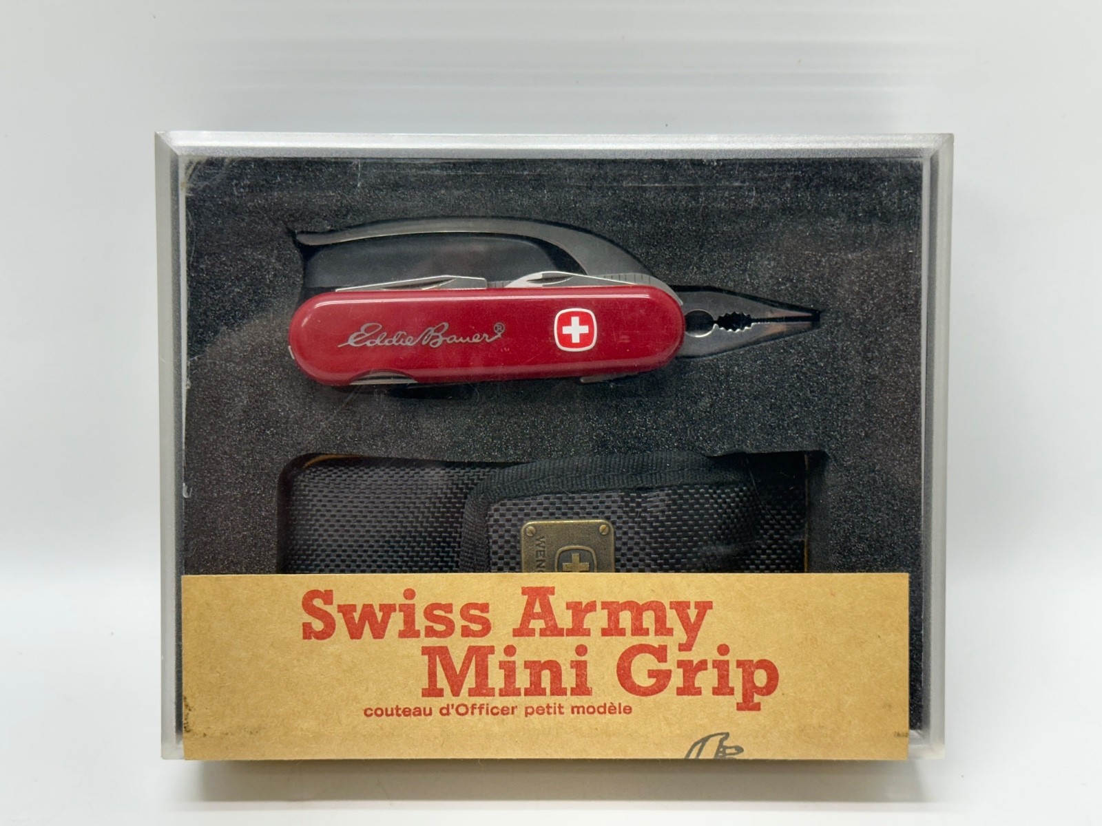 Vintage Wenger Swiss Army Eddie Bauer Mini Grip Pocket Knife