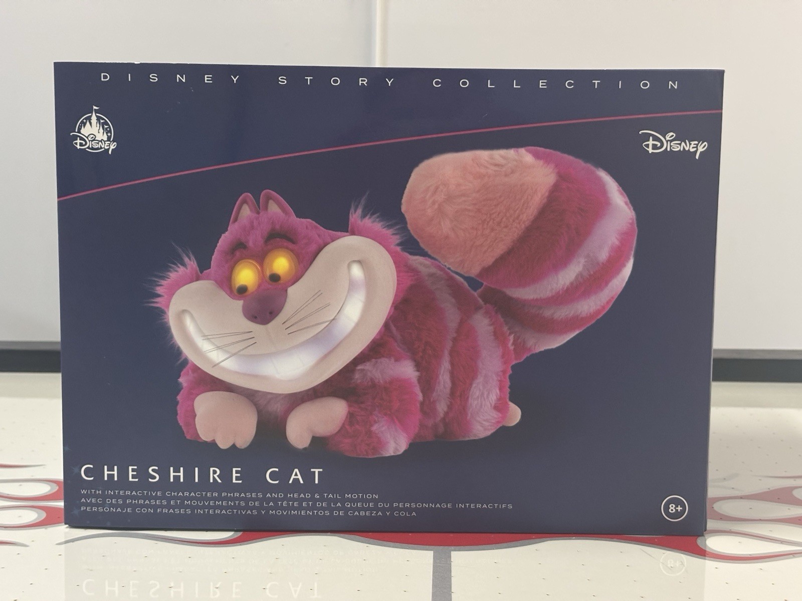 2026 Disney D23 Cheshire Cat Interactive Figure 75th Alice NEW SEALED