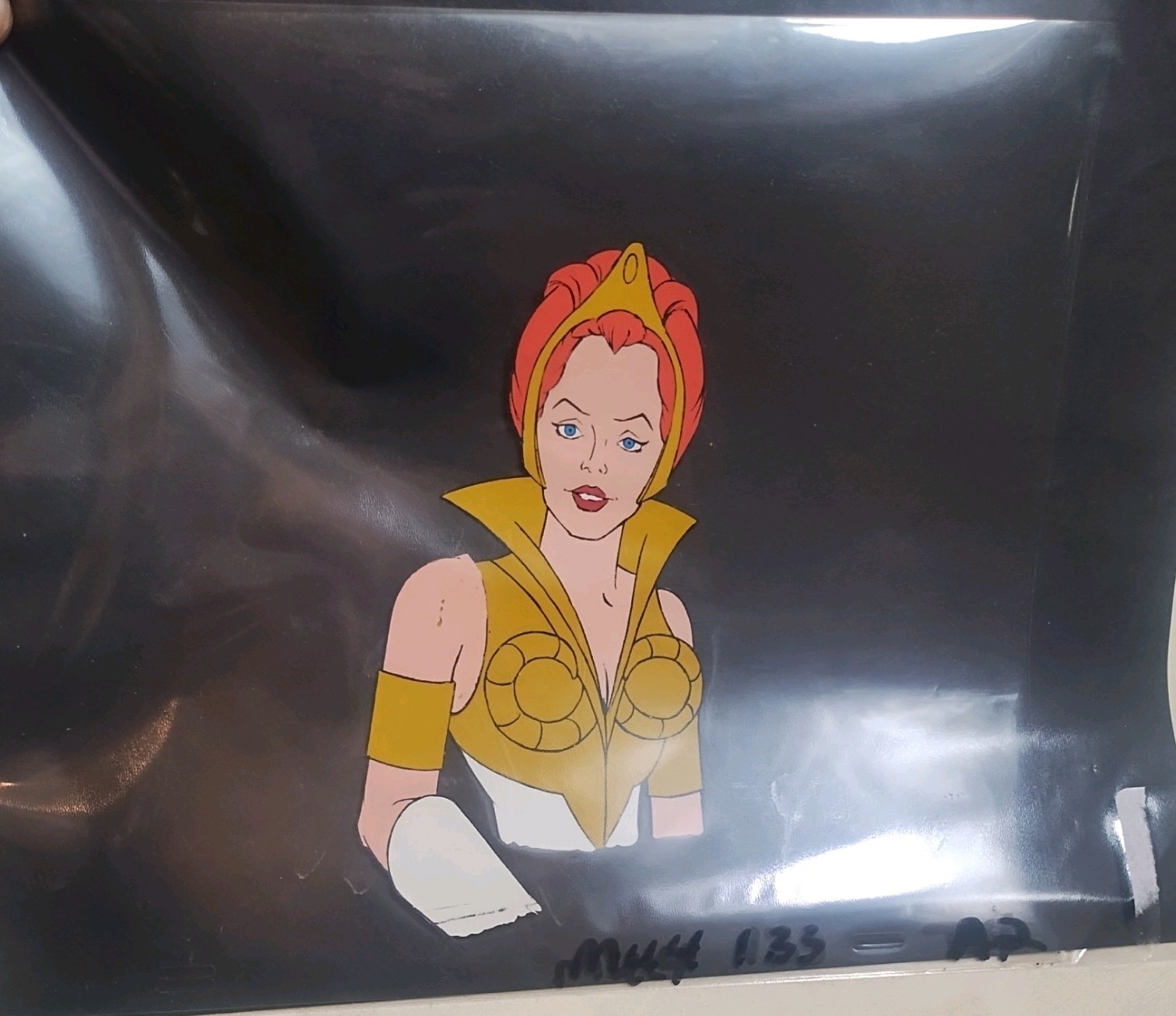 Original He-Man Teela Filmation Production Animation Cel Vintage Art