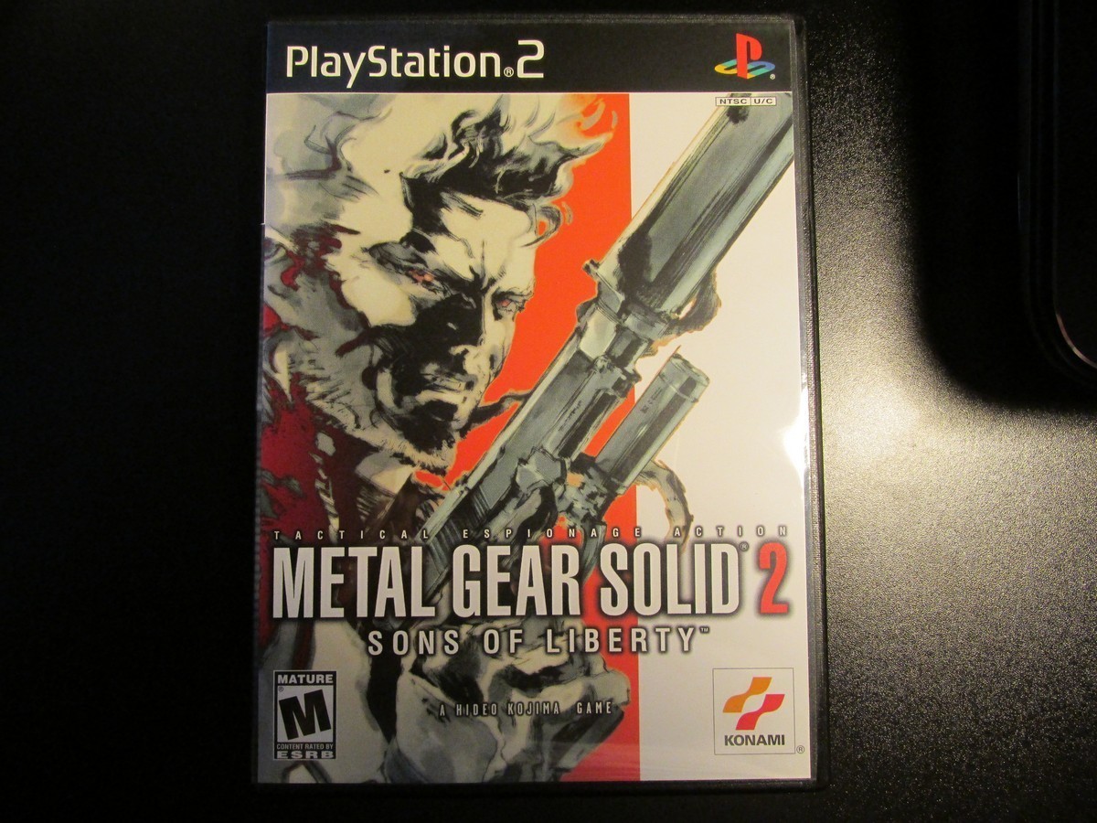 Metal Gear Solid 2 Sons of  Liberty PlayStation 2 PS2 COMPLETE PRISTINE MINT