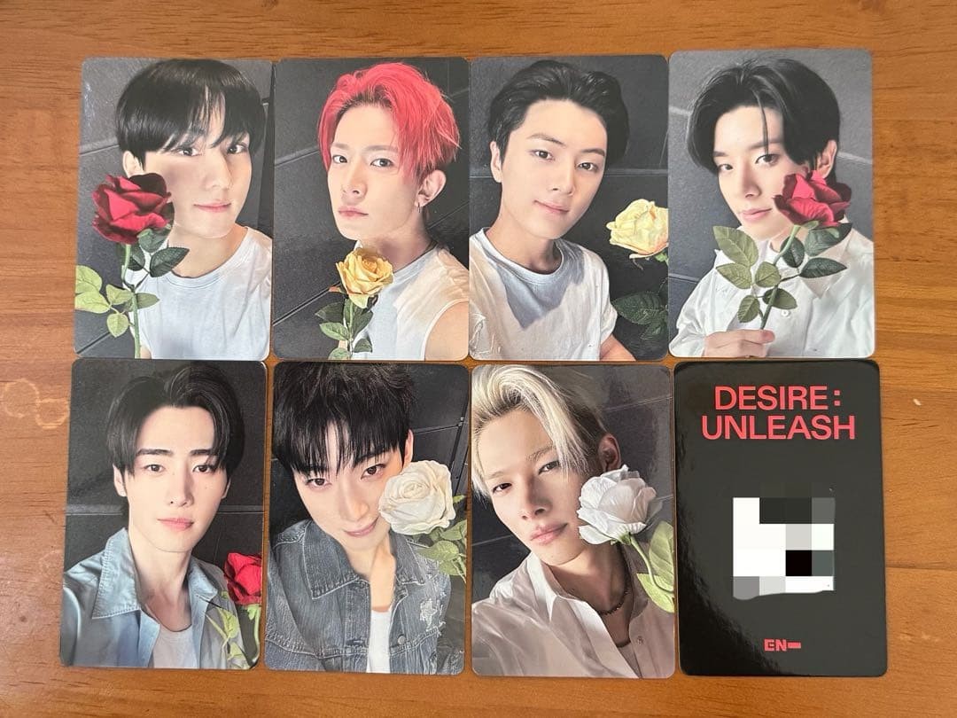 ENHYPEN DESIRE UNLEASH Yzy Set Rose