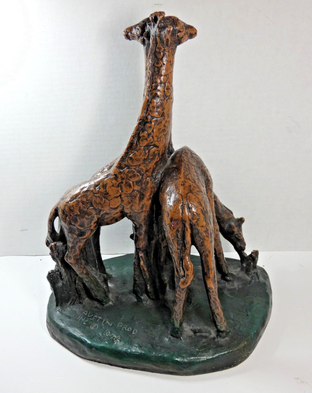 Vintage AUSTIN PRODUCTIONS Three Giraffes Family 1979 12.5\