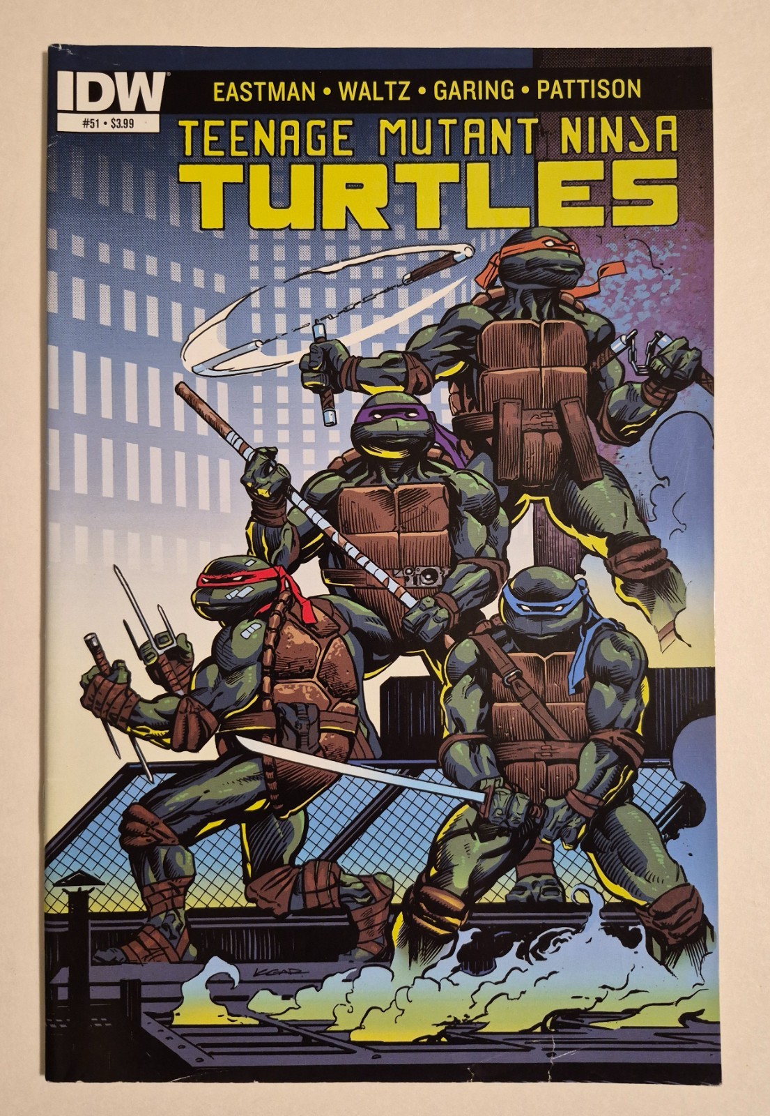 Teenage Mutant Ninja Turtles #51 (2015, IDW) VG 1st App of Jennika