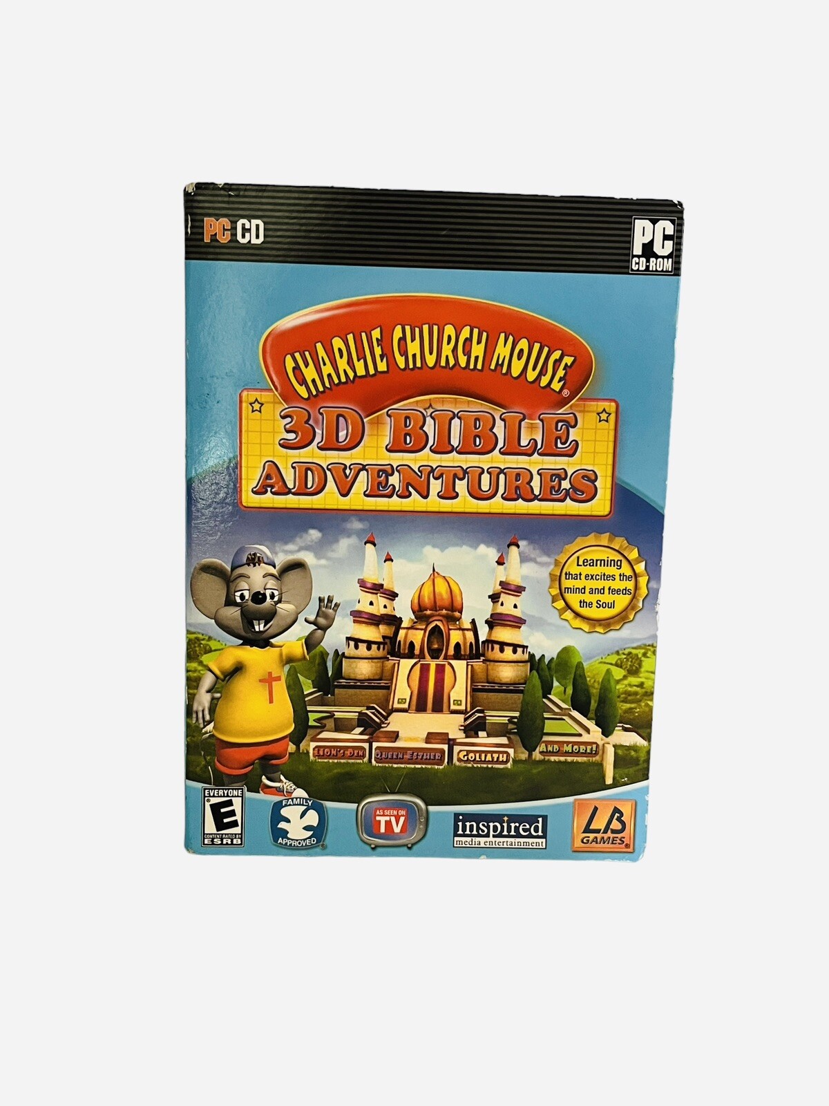 Charlie Church Mouse Sealed 3D Bible Adventures PC Game Christian Learn New HTF