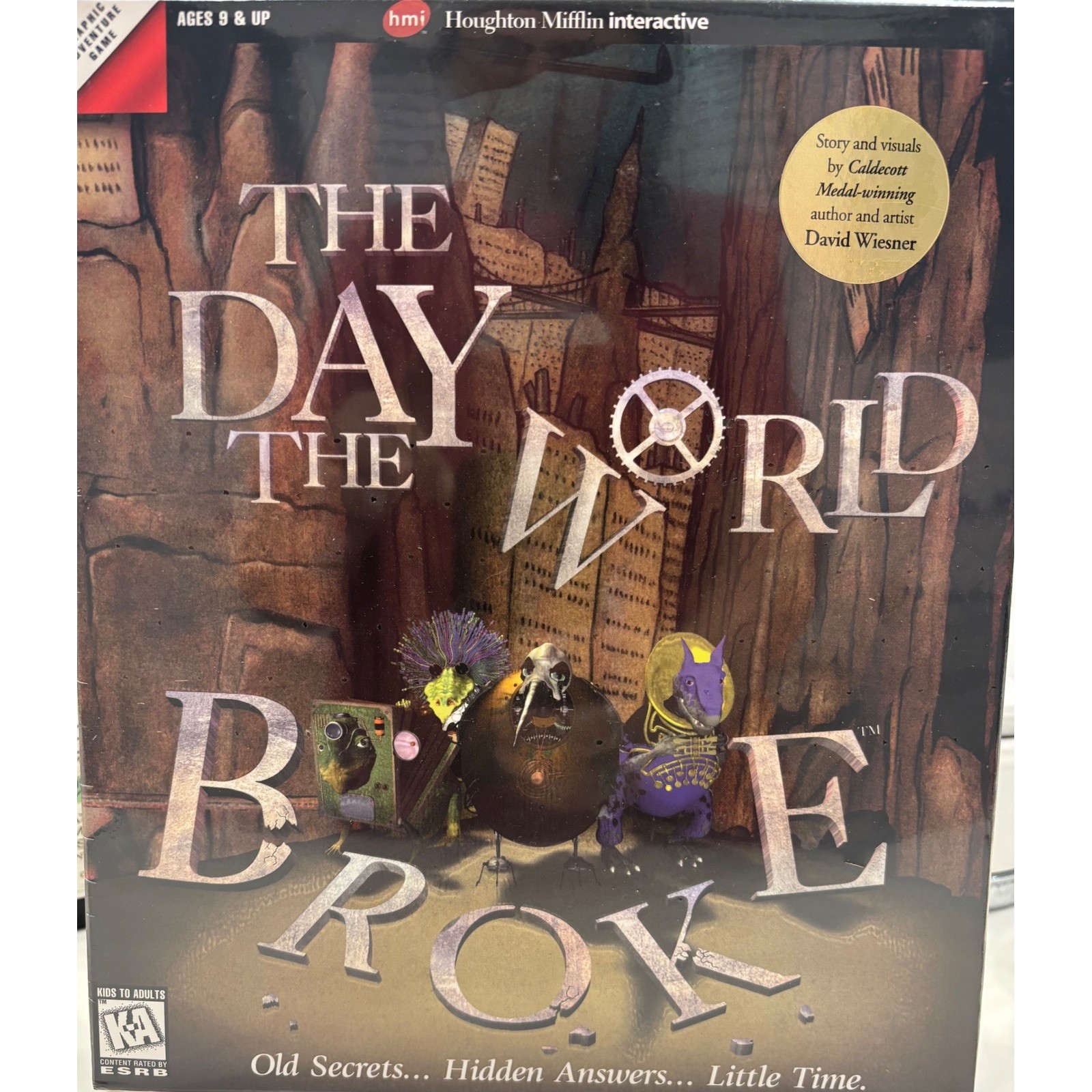 The Day the World Broke PC Big Box Game David Wiesner Mifflin Windows 95