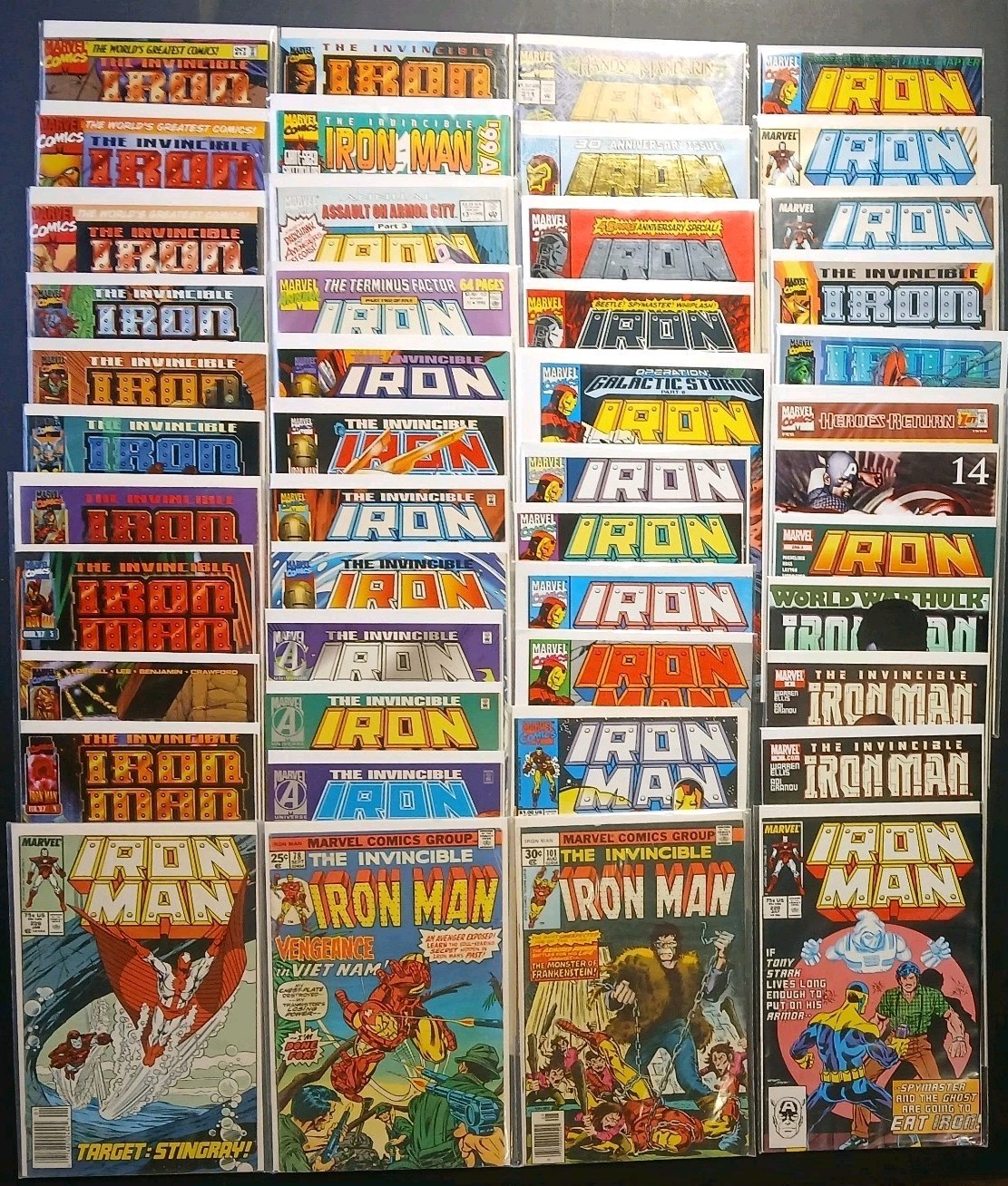 Iron Man Marvel Comic Book Lot