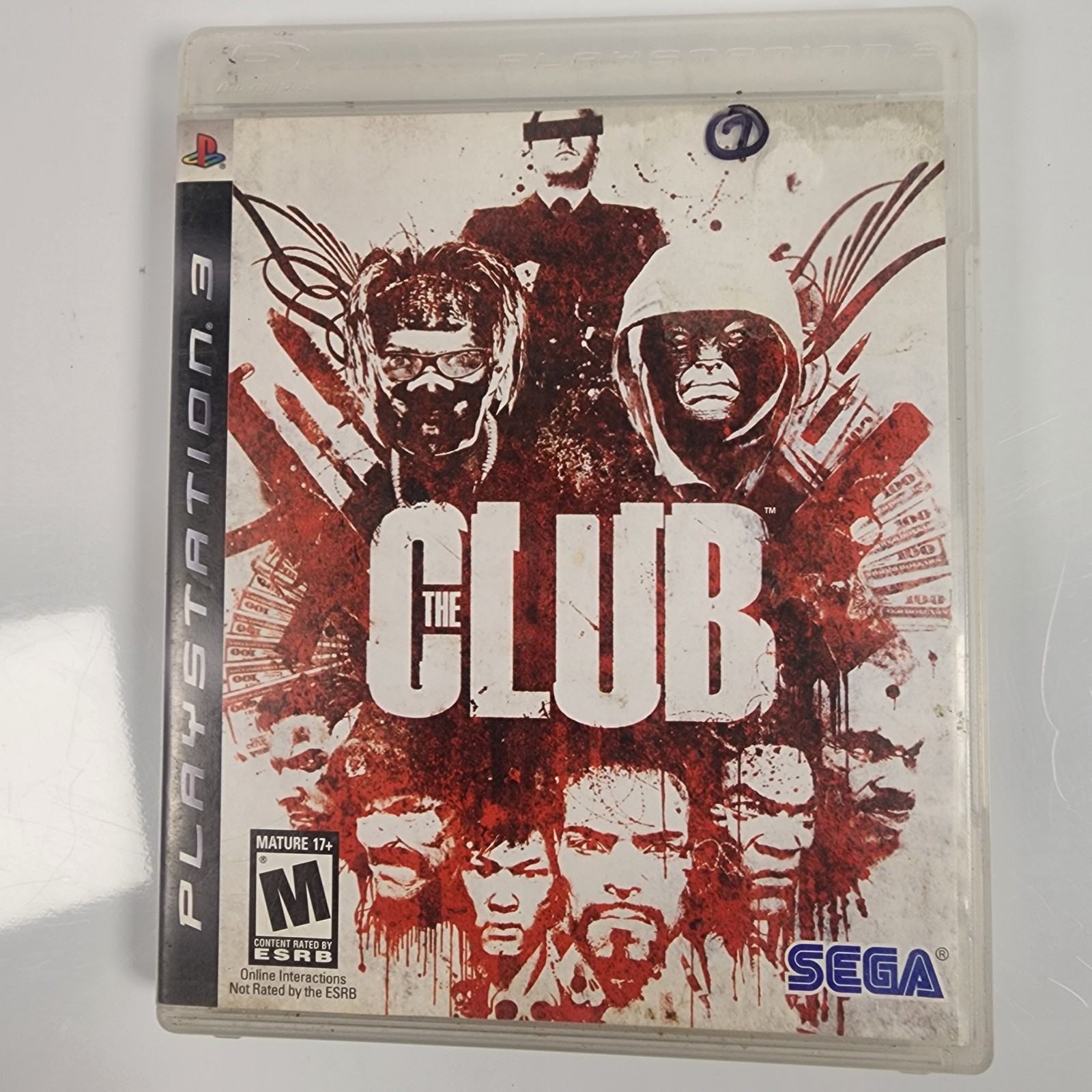 SEGA The Club Sony PlayStation 3 PS3 Shooter M Multiplayer Online NTSC-U/C 2008