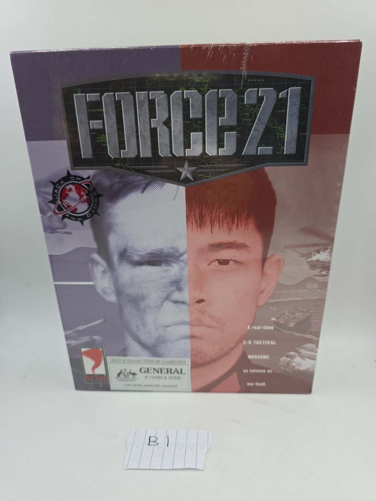 Force 21 PC Game Brand New Factory Sealed Big Box 1999 Red Storm See All Photos