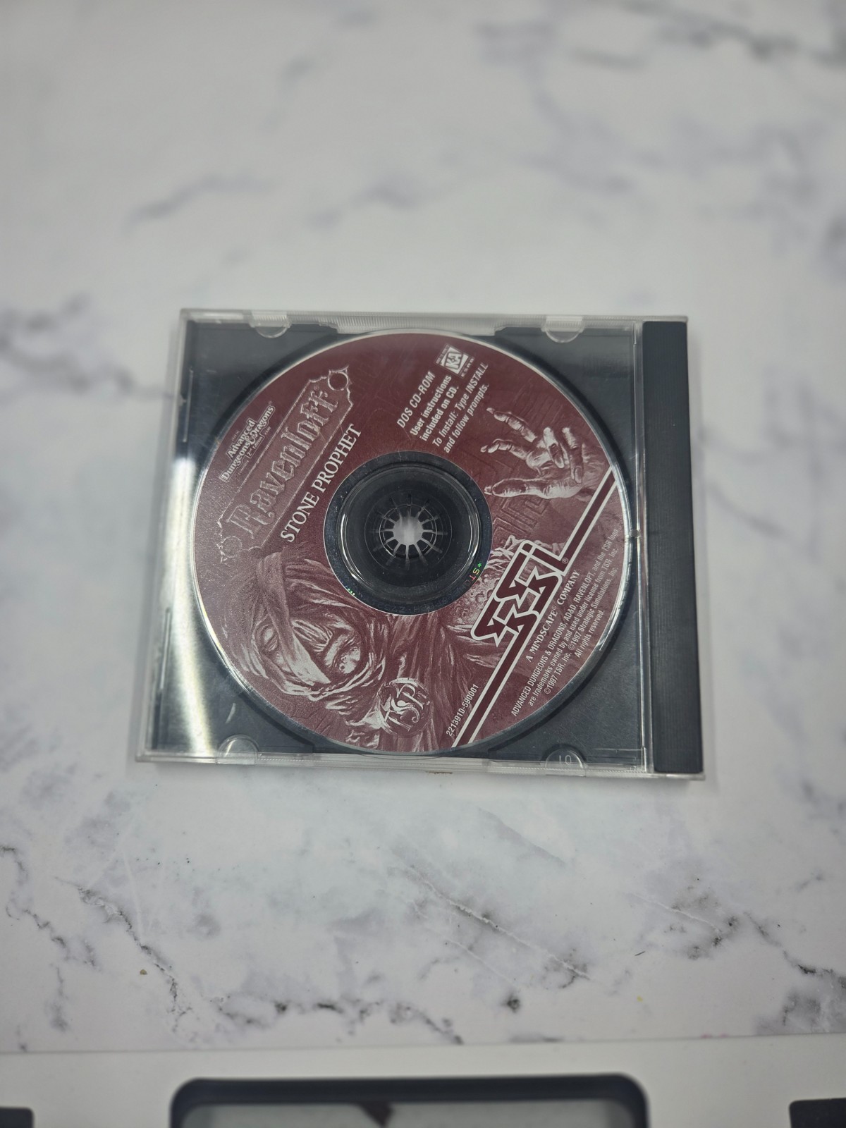 Ravenloft Stone Prophet PC DOS CD-ROM 1995 SSI TSR Disc Only Untested