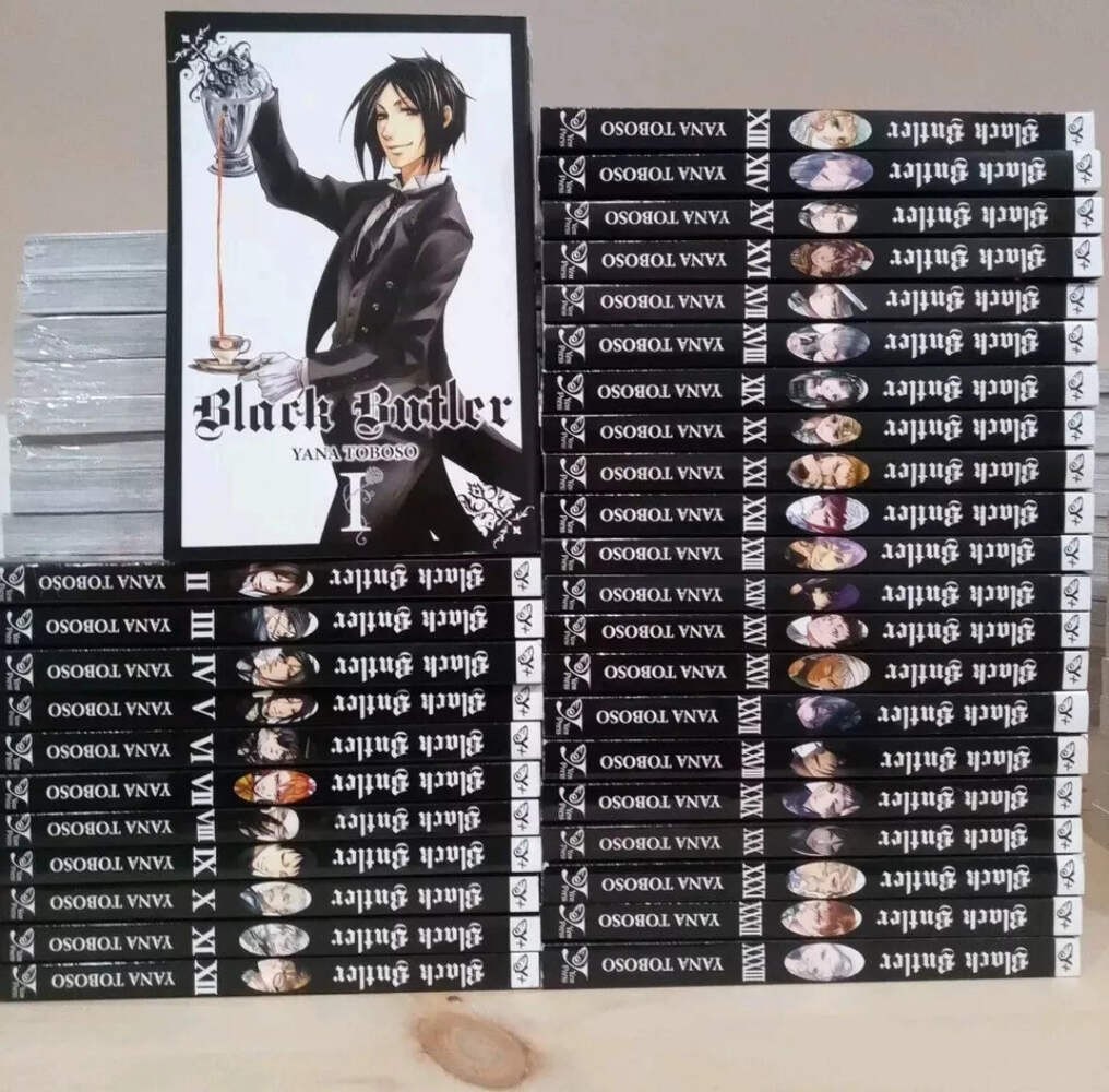 Black Butler Vol. 1-34 Manga Set English