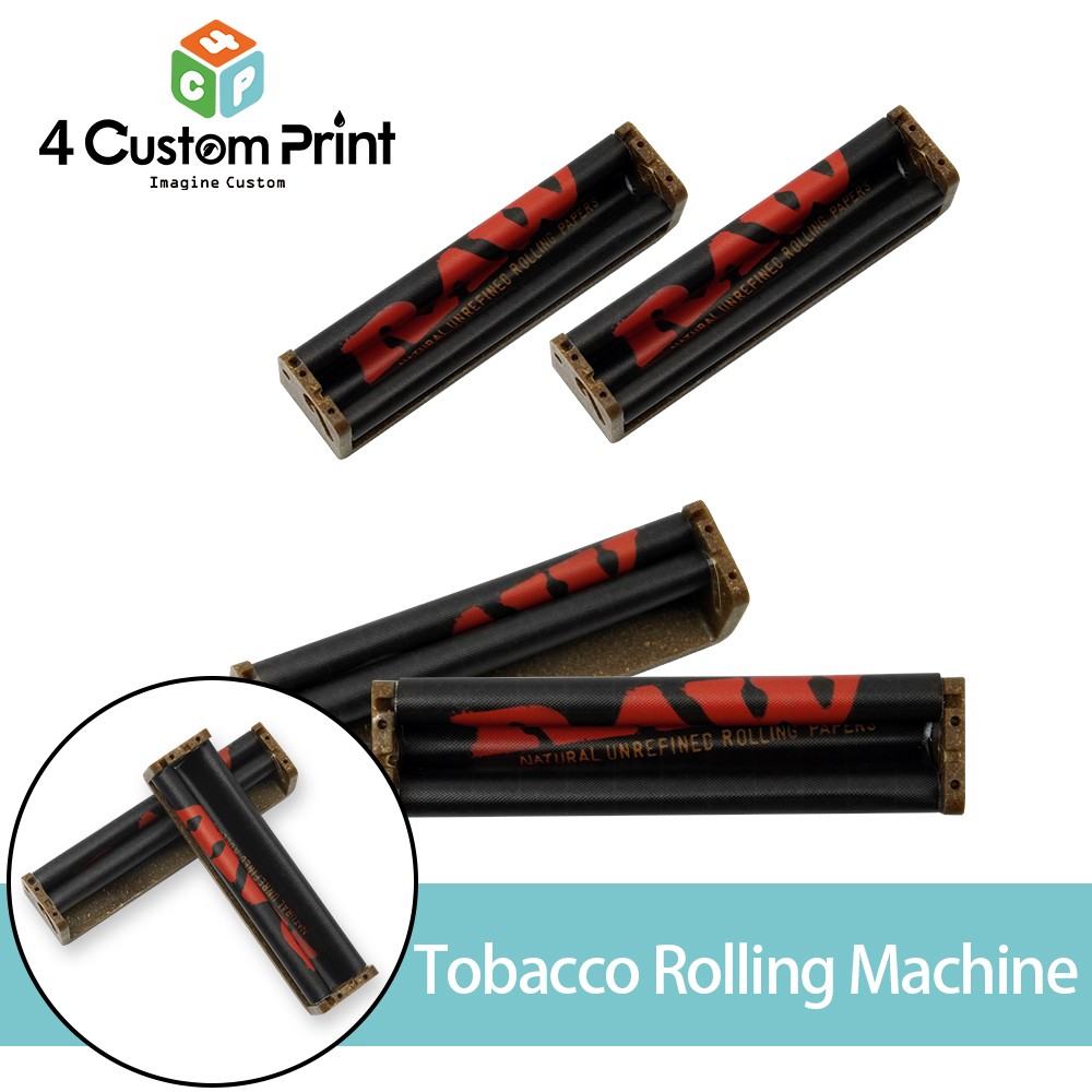 2pcs RAW 110mm Hemp Plastic Adjustable 2Way Rolling Machine for King Size Papers