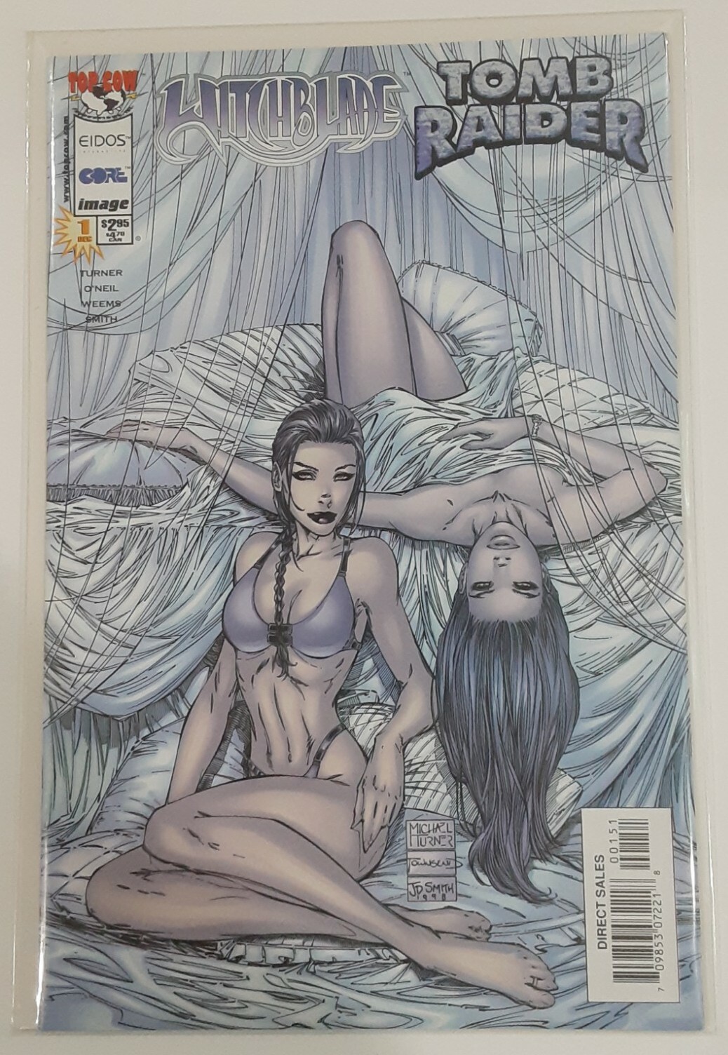 Witchblade Tomb Raider #1 (UNTOUCHED)💥Bikini Bedroom variant, Michael Turner