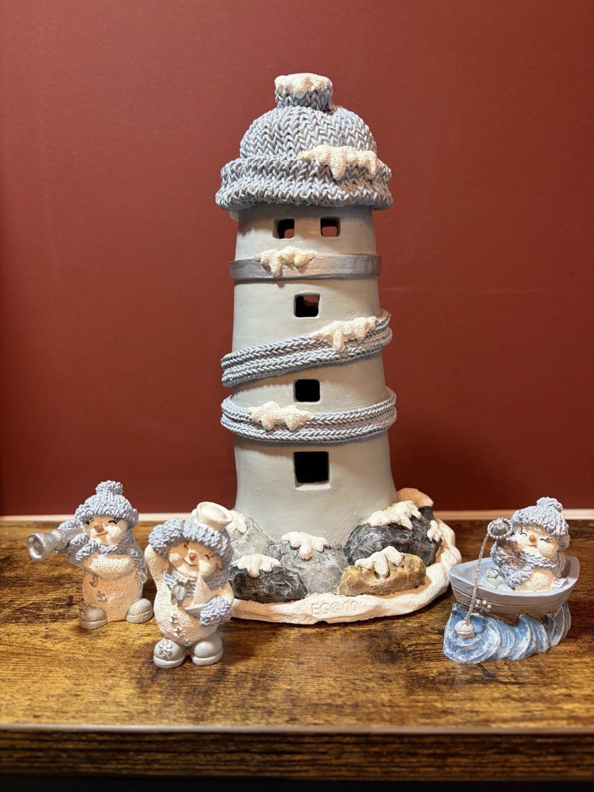 Encore 2000 Snow Buddies Snowville “Lighthouse” #94933 - Excellent Rare