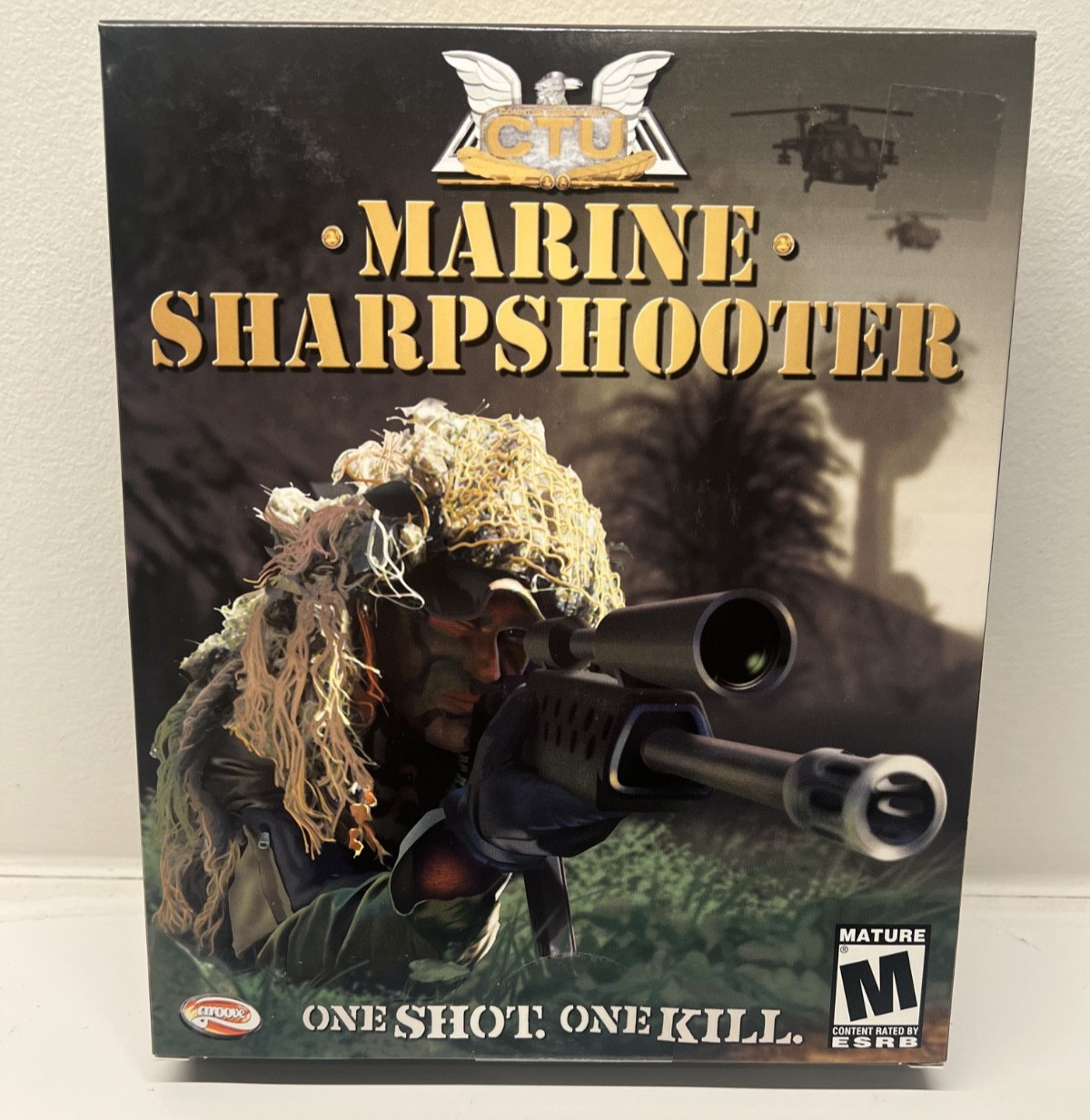 CTU Marine Sharpshooter PC Game big box / oversized - sealed vintage Groove 2003