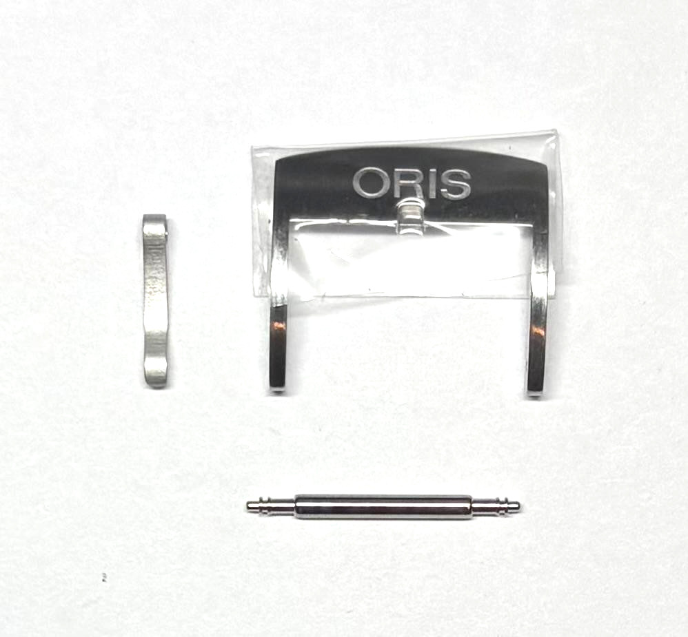 Oris 18mm Inlet Stainless Steel Watch Strap Tang Buckle OEM Authentic