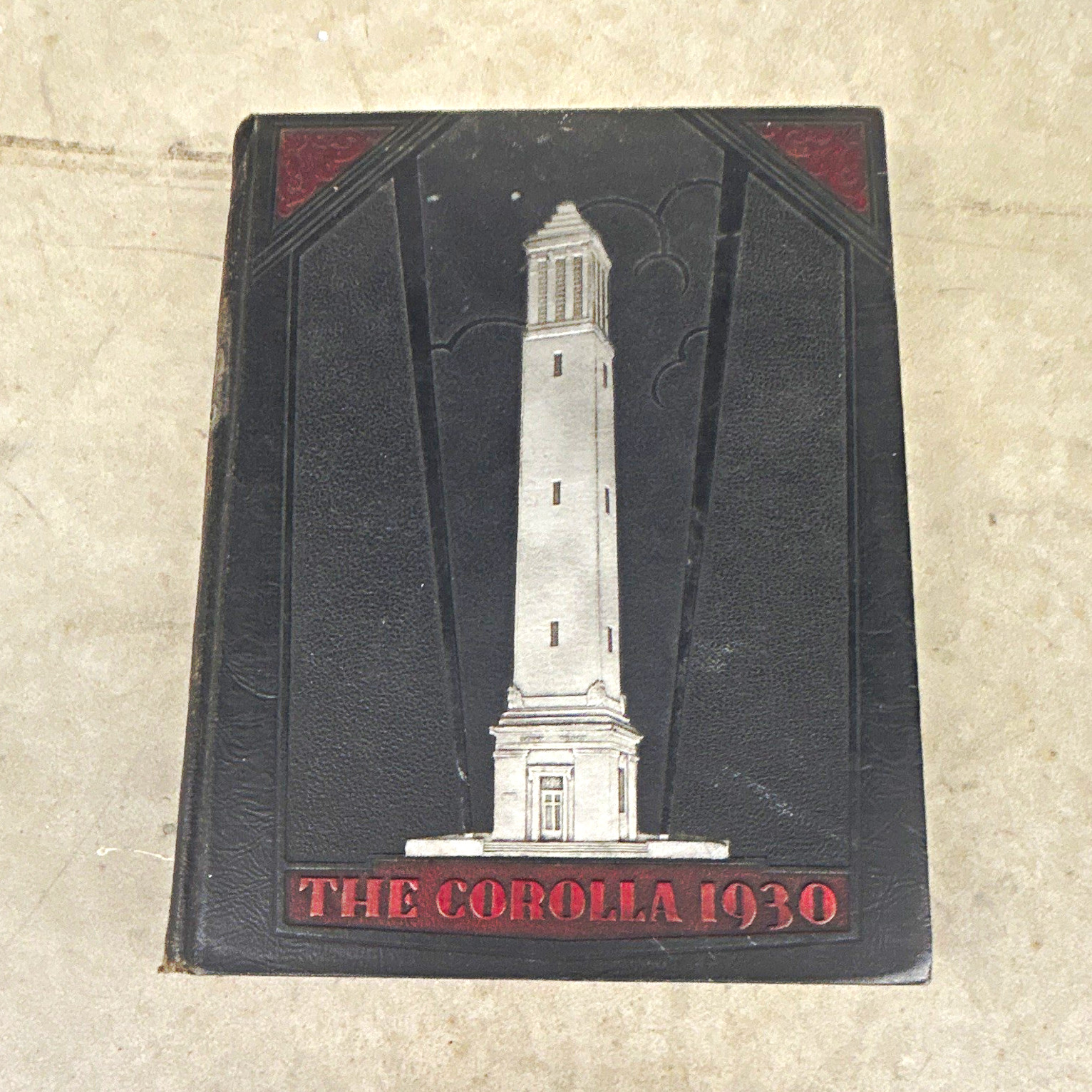 1930 The Corolla University of Alabama Hardcover Yearbook Original Tuscaloosa