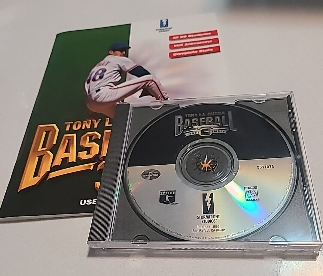 PC game - Tony La Russa Baseball 3 w/ Manual (1996) | CD-ROM | PC Windows | MLB