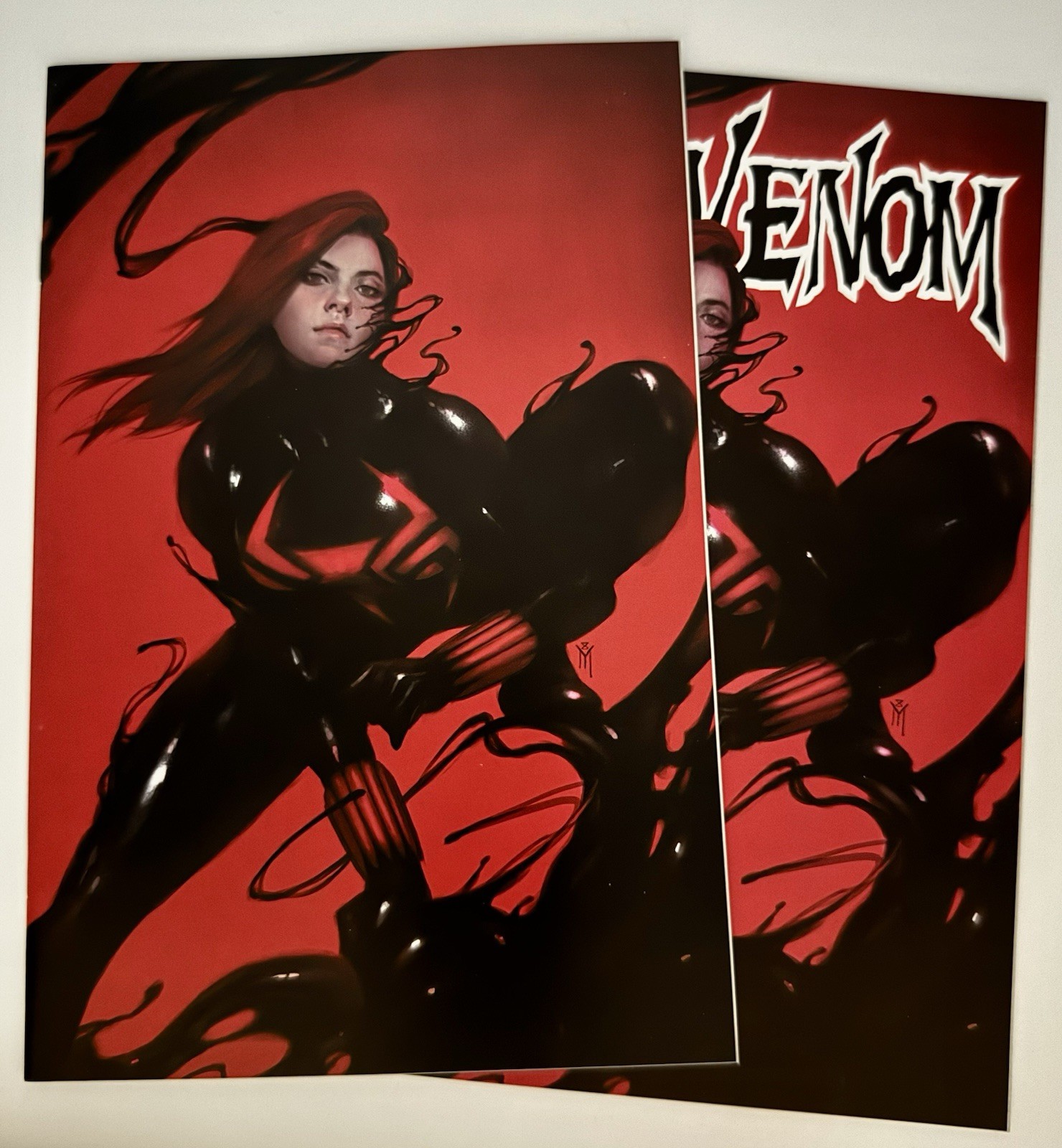 Venom #27 • 2 Book Set Black Widow Venomized Villalobos Virgin Trade Exclusive
