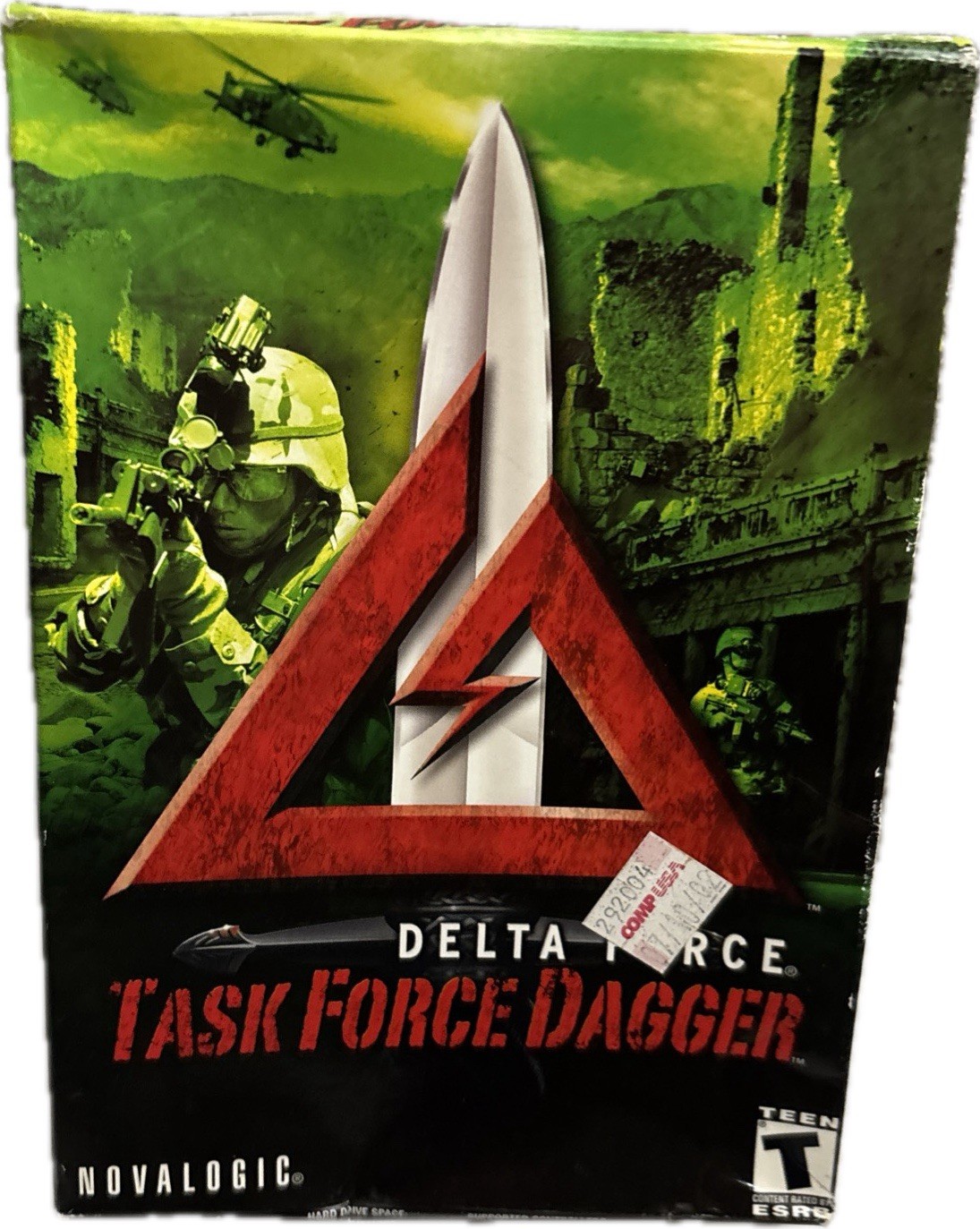 Delta Force Task Force Dagger PC 2002 Novalogic T Original Big Box NEW Sealed