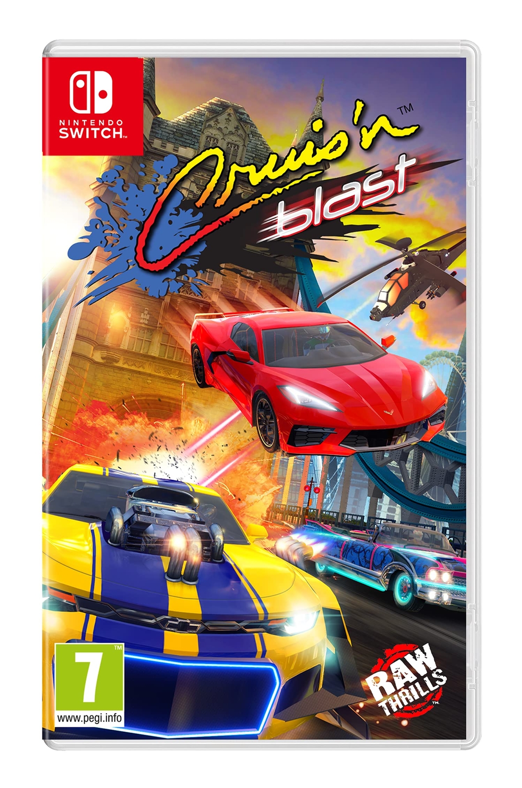 Cruis n Blast Nintendo Switch Arcade Racing Game 4 Player Local Multiplayer