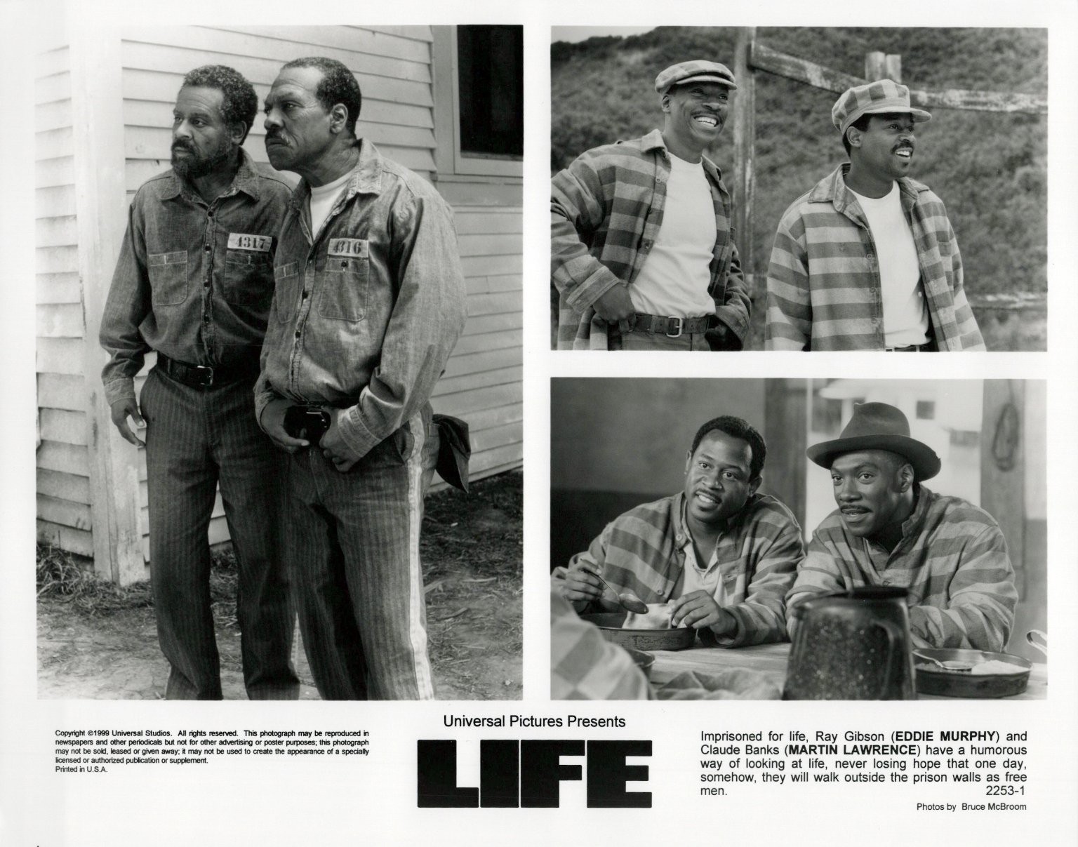 Eddie Murphy Martin Lawrence LIFE Silver Gelatin Print 1999 Press Photo Film