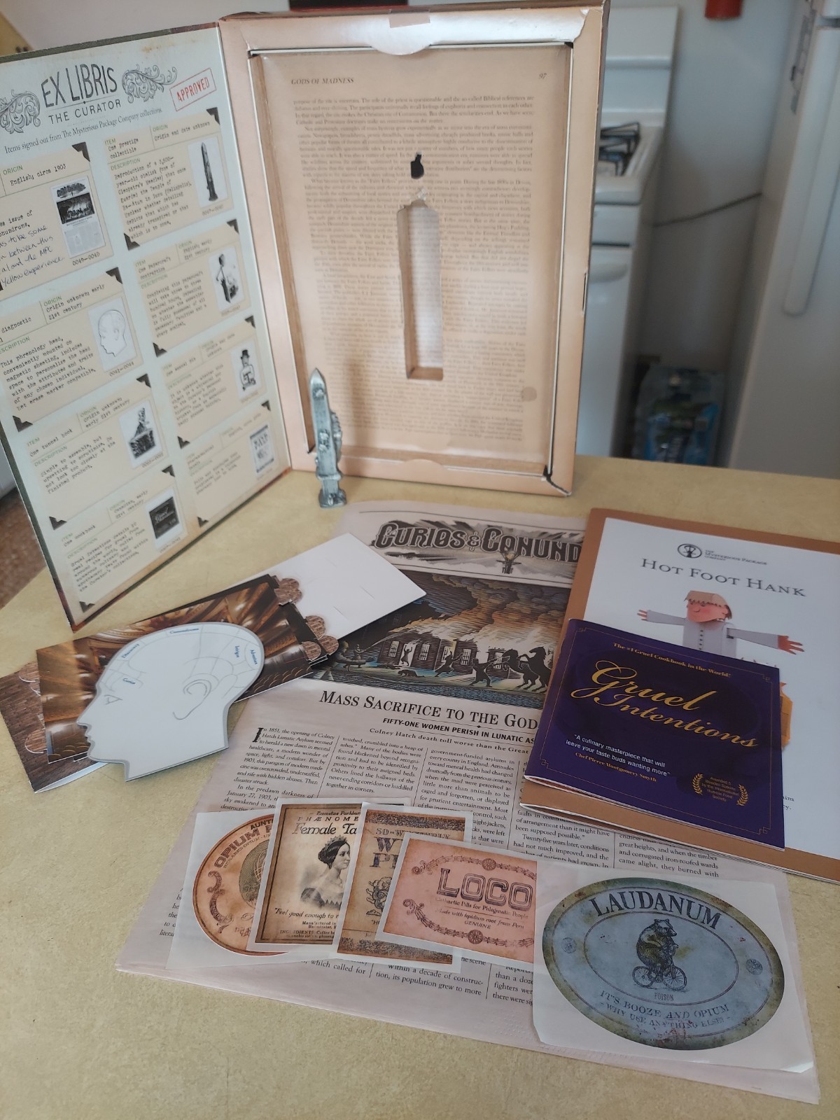 Mysterious Package Company Gods of Madness Subscription Box RARE