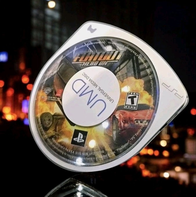 FlatOut Head On PSP UMD Disc Only Tested 2008 Racing Game