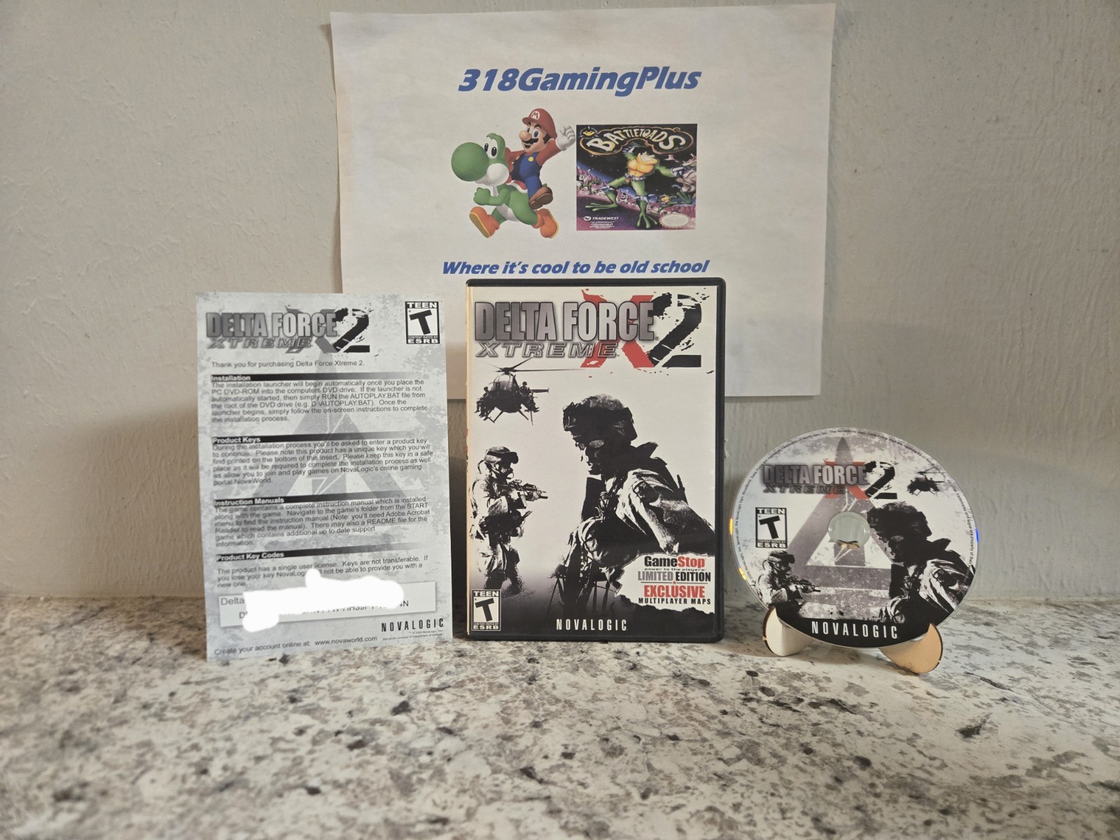Delta Force: Xtreme 2 (PC, 2009) CIB RARE GameStop Exclusive Limited Edition