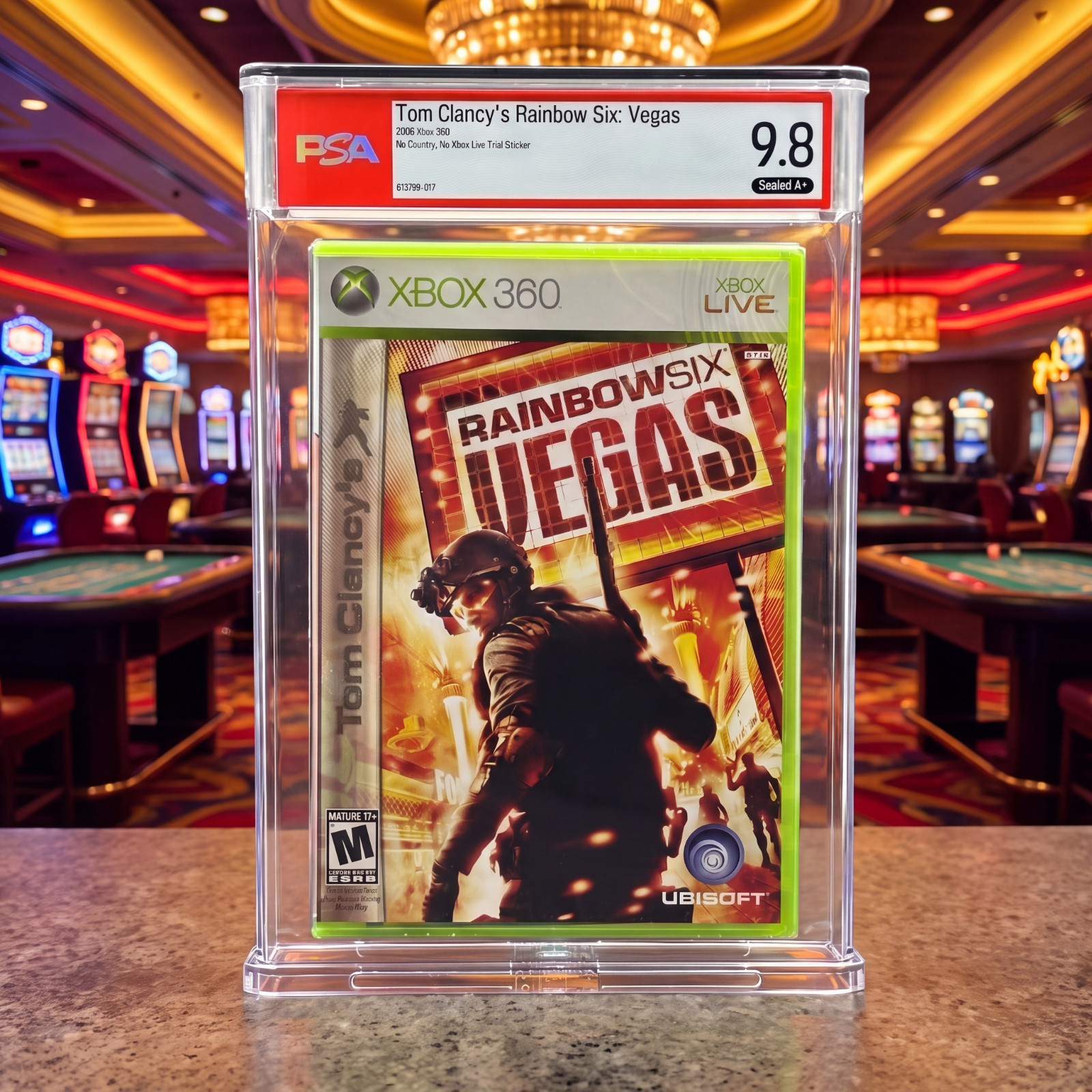 Tom Clancy's Rainbow Six: Vegas • PSA 9.8 A+ • Xbox 360