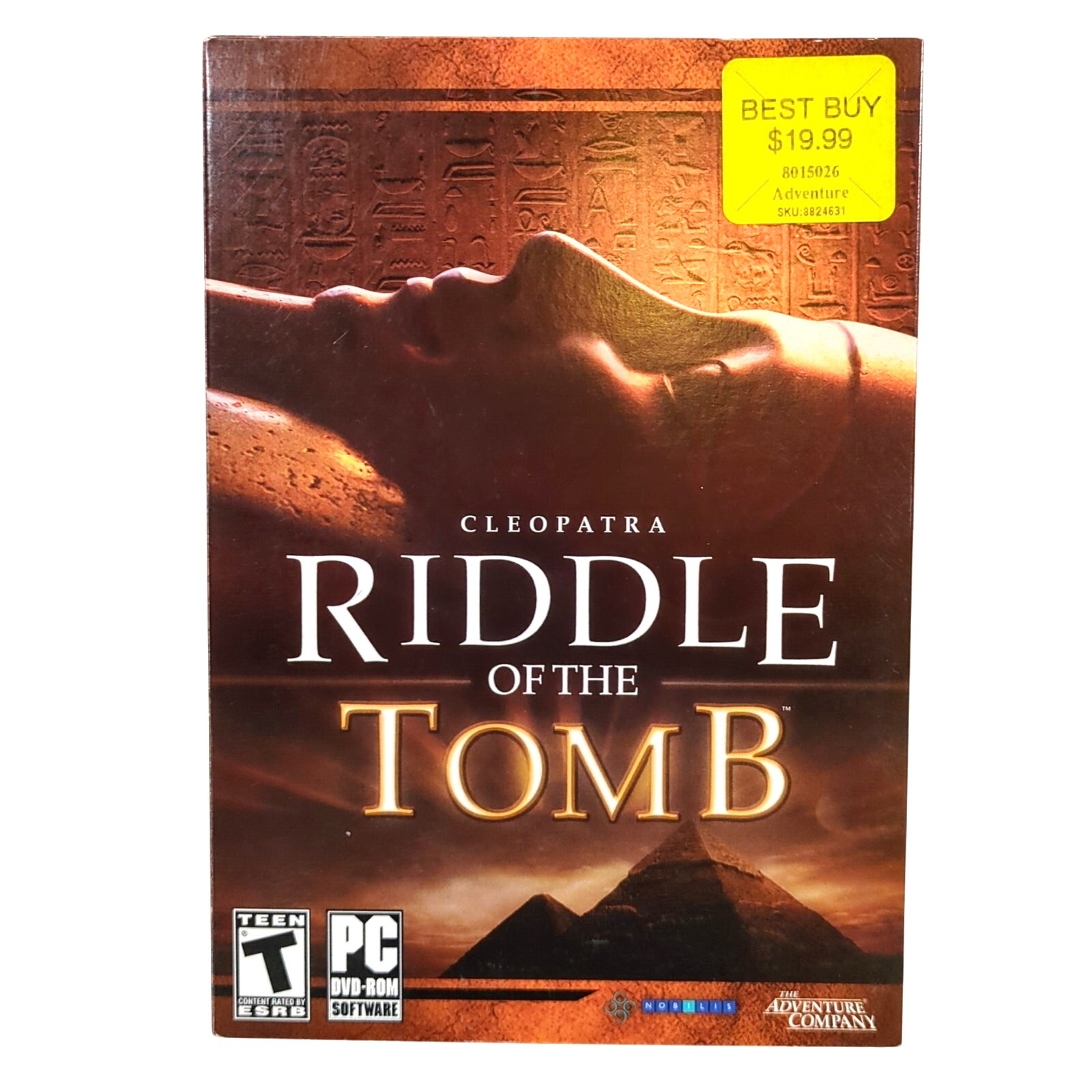 Cleopatra: Riddle of the Tomb PC Game 2008 Brand New Sealed Puzzle DVD-ROM
