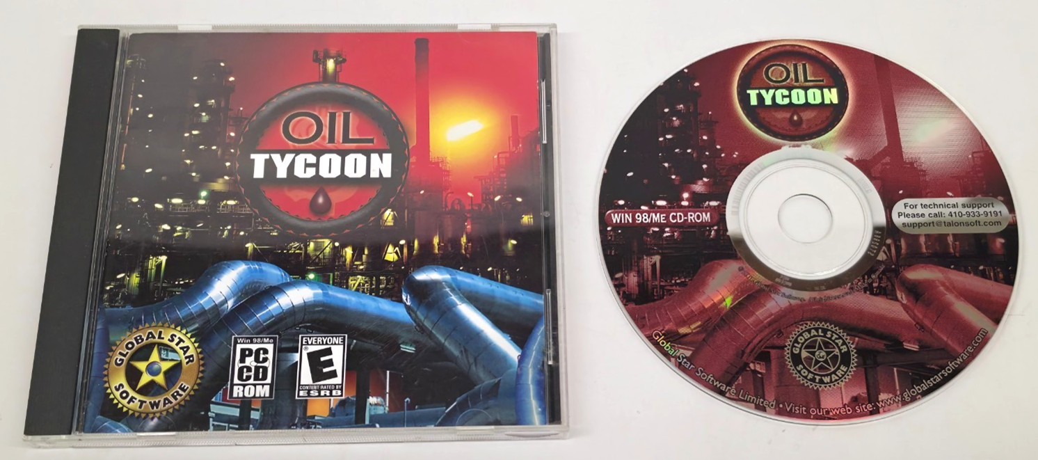 Oil Tycoon (PC CD-ROM, 2001) Complete with Jewel Case - VGC Tested