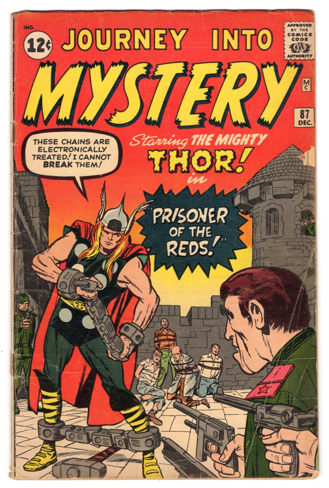 Journey Into Mystery 87 1962 Marvel Comics VG 4.0 Thor Jane Foster