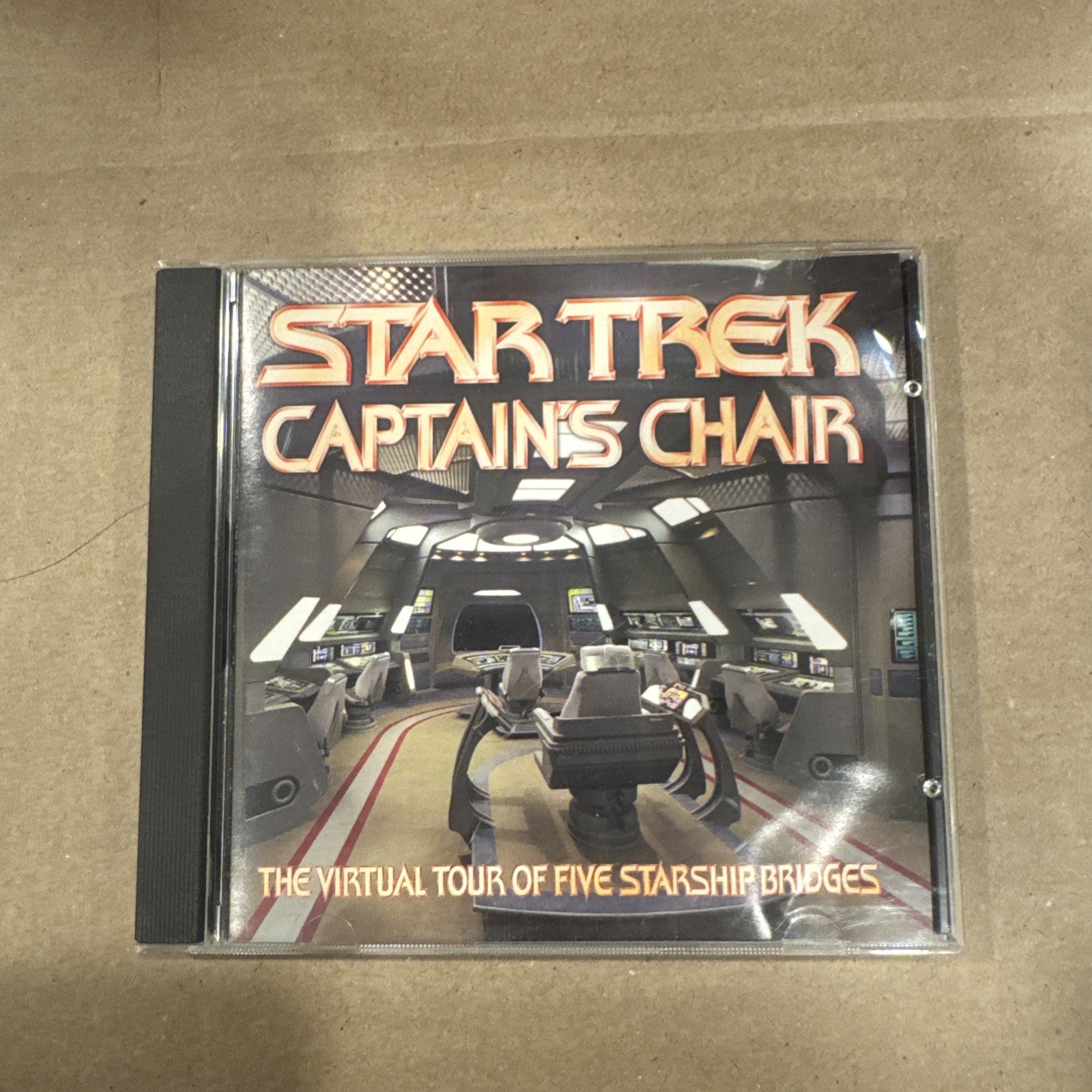 STAR TREK: CAPTAIN'S CHAIR Computer Game PC CD-ROM Windows 95 & Mac - UNTESTED