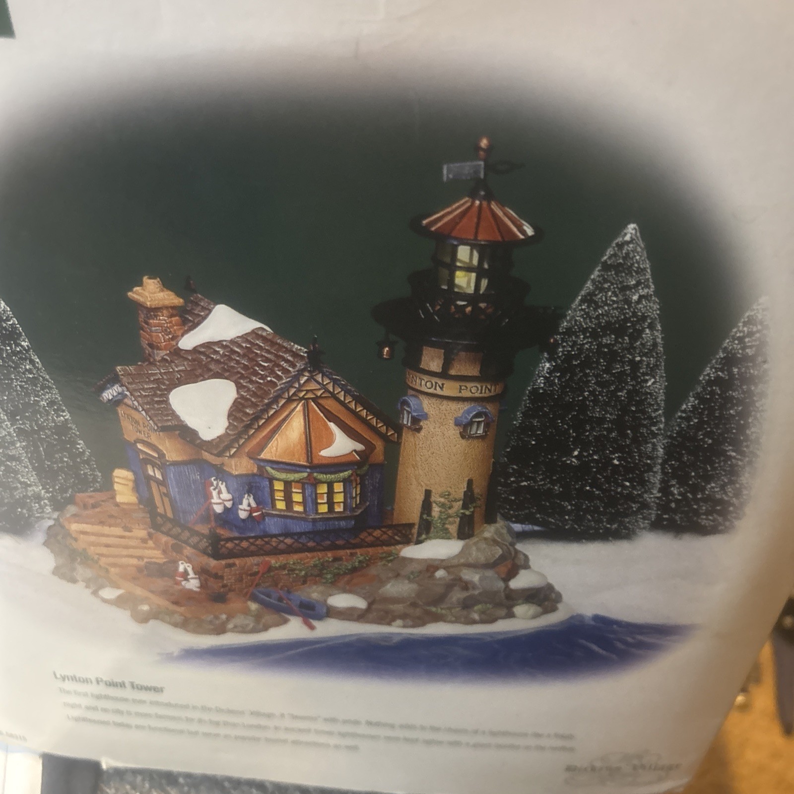 Vtg Dept 56 Dickens Village Lynton Point Tower 58315 Retired 1999 New Open Box