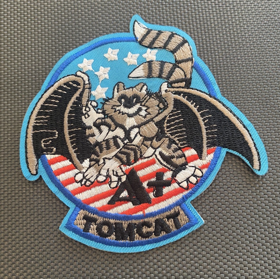 Tomcat Tom Bat Navy Embroidered Iron On Sew On Patch New