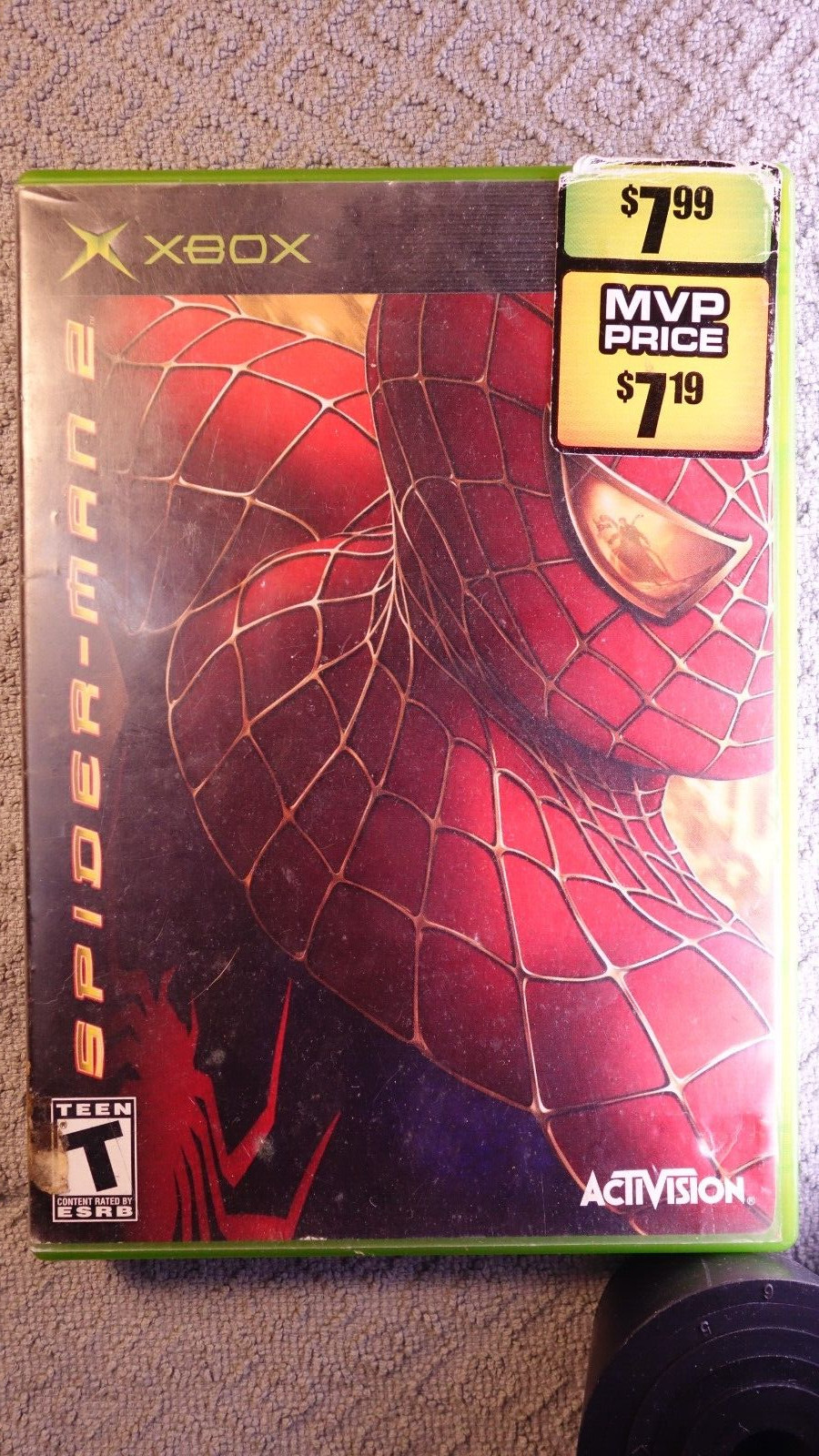 SpiderMan The Movie  Microsoft Xbox First version Decent