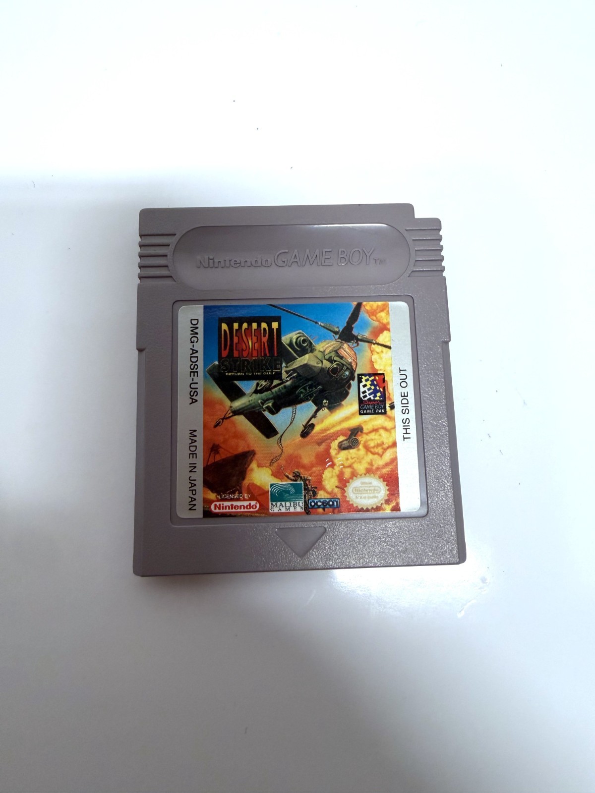 Desert Strike Return to the Gulf Original Nintendo Gameboy Game TESTED