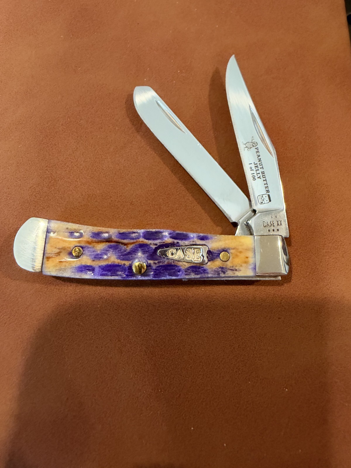 Case XX Exclusive Peanut Butter &Jelly Tiny Trapper Knife 39440-E 1 of 100