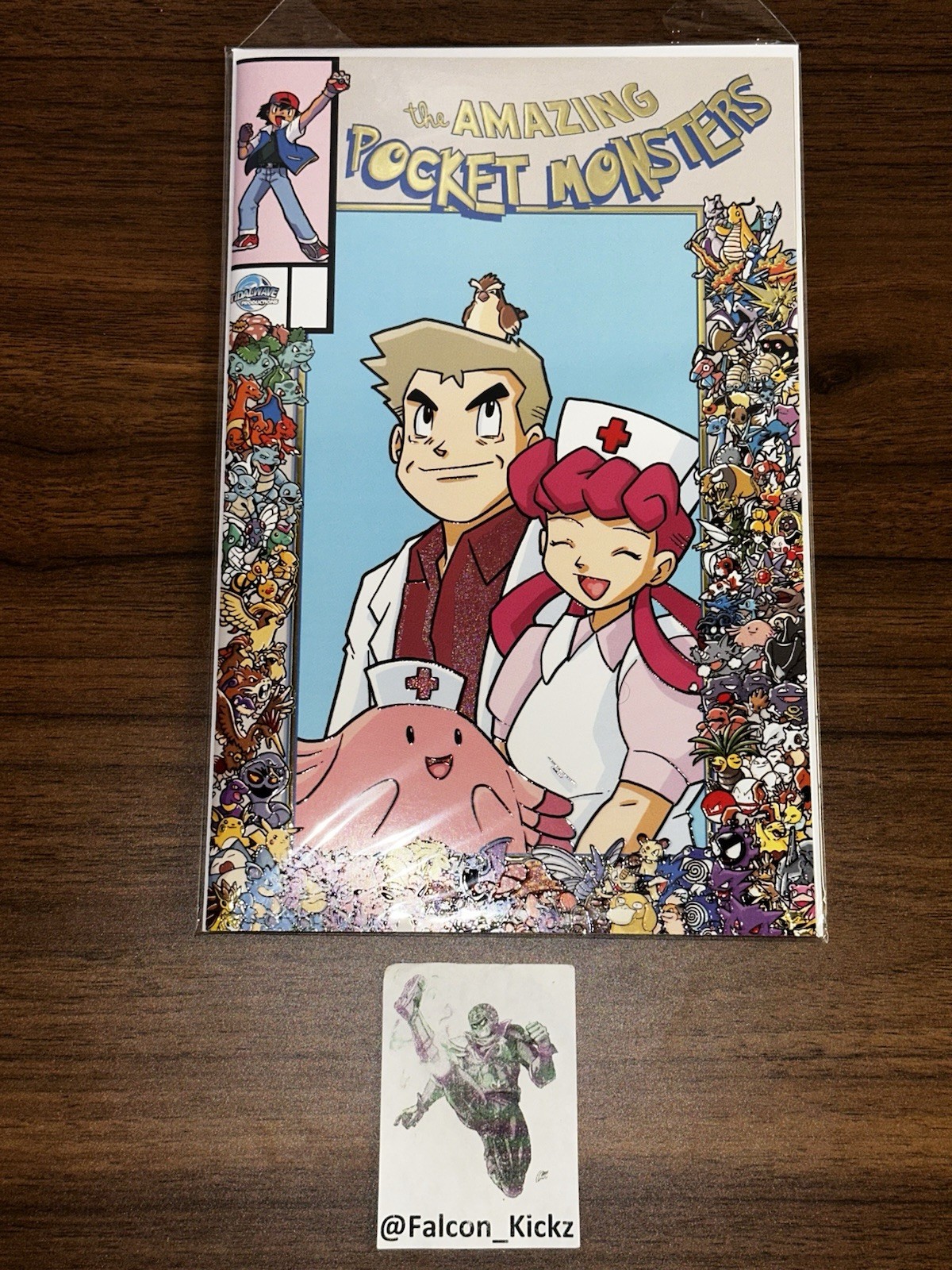 The Amazing Pocket Monsters Anniversary Ed Limited 38/151 COA Matthew Waite NYCC