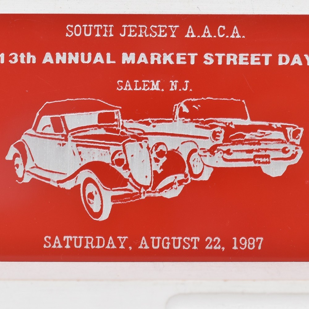 1987 Car Show Market Street Day AACA Salem 1957 Chevrolet New Jersey 13th Annual