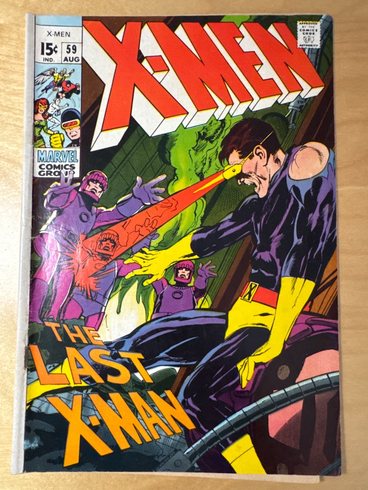 X-Men (1963) #59 1969 Marvel Silver Age Comic Book