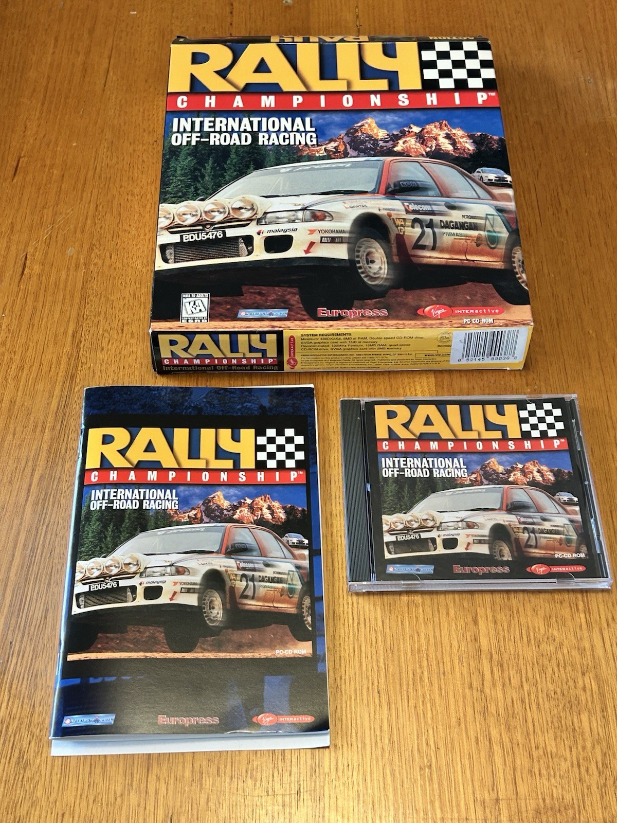 Rally Championship International Off-Road Racing Windows PC Big Box 