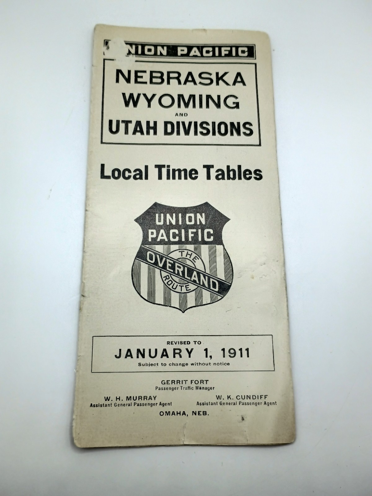 Lot of Railroad Timetable Train Schedules Union Pacific, Nickel Plate, Chicago